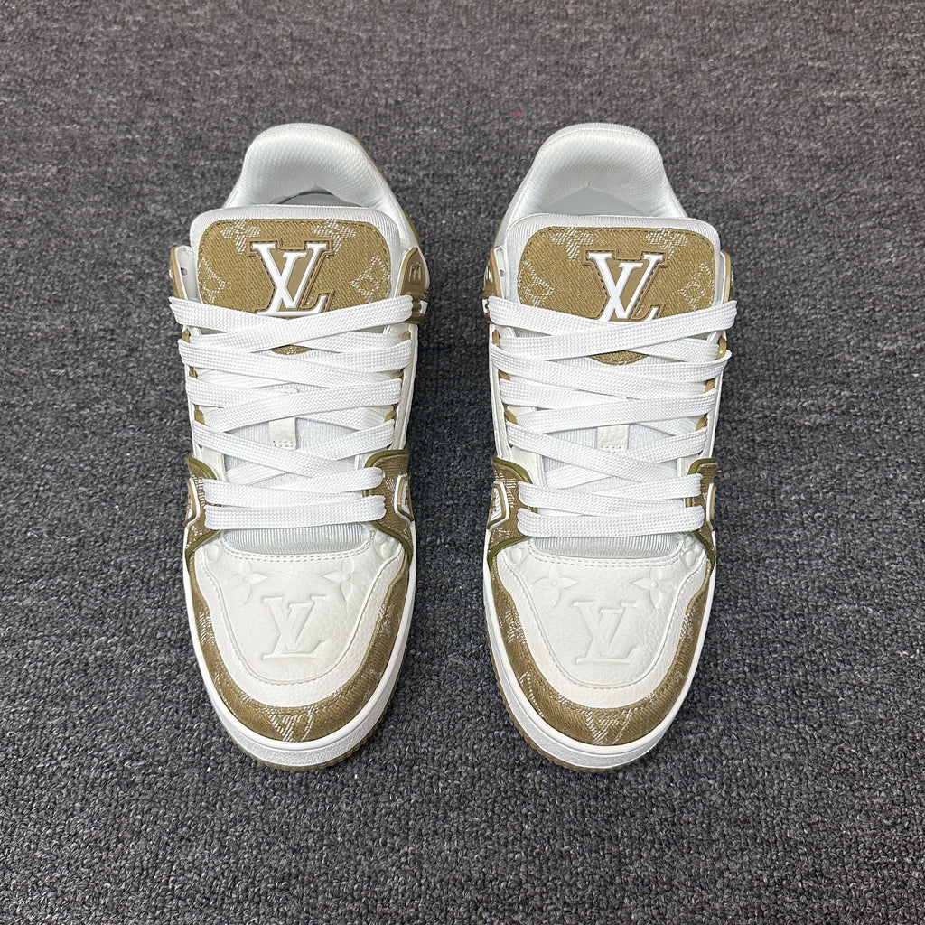 LOUIS VUITTON Trainer Beige Brown