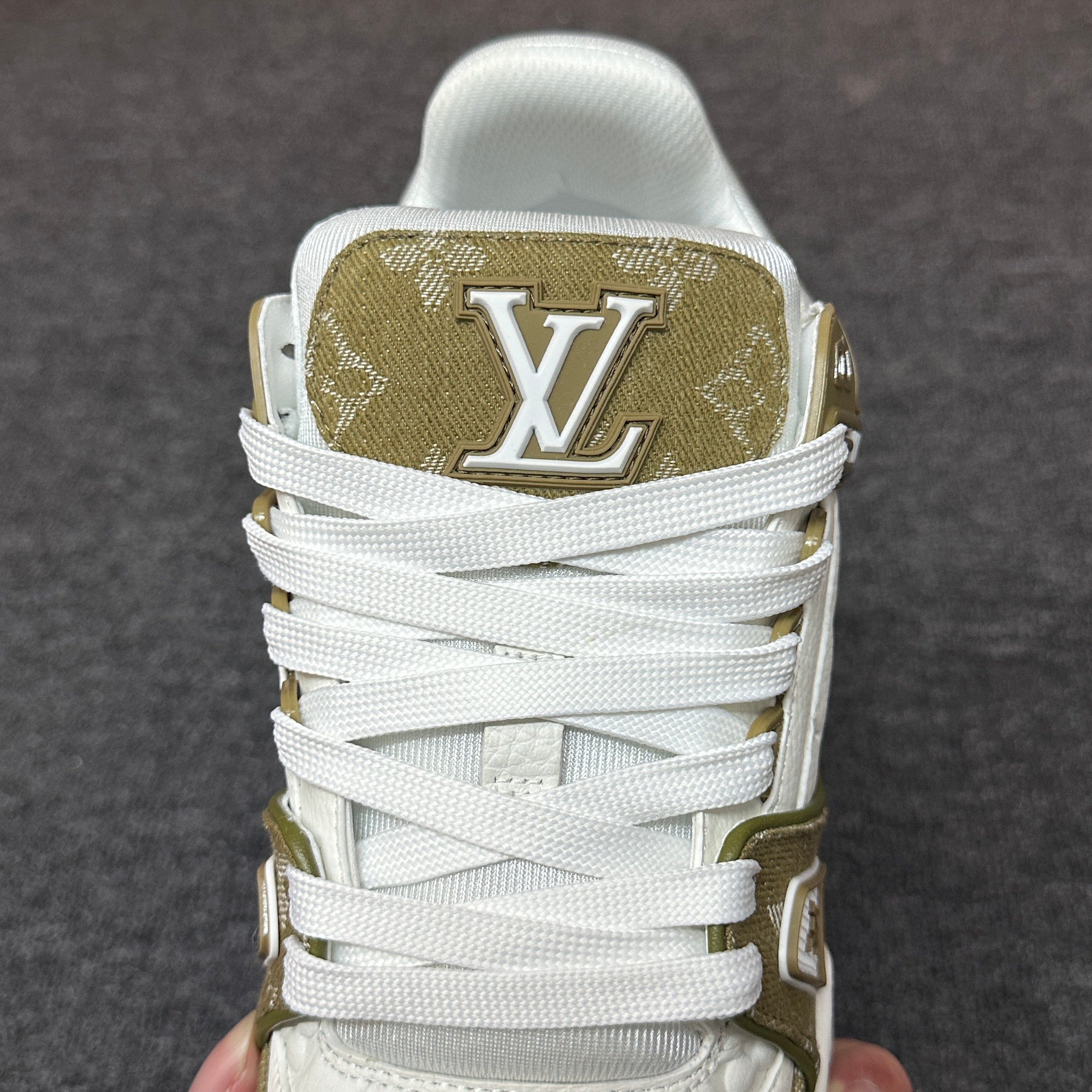 LOUIS VUITTON Trainer Beige Brown