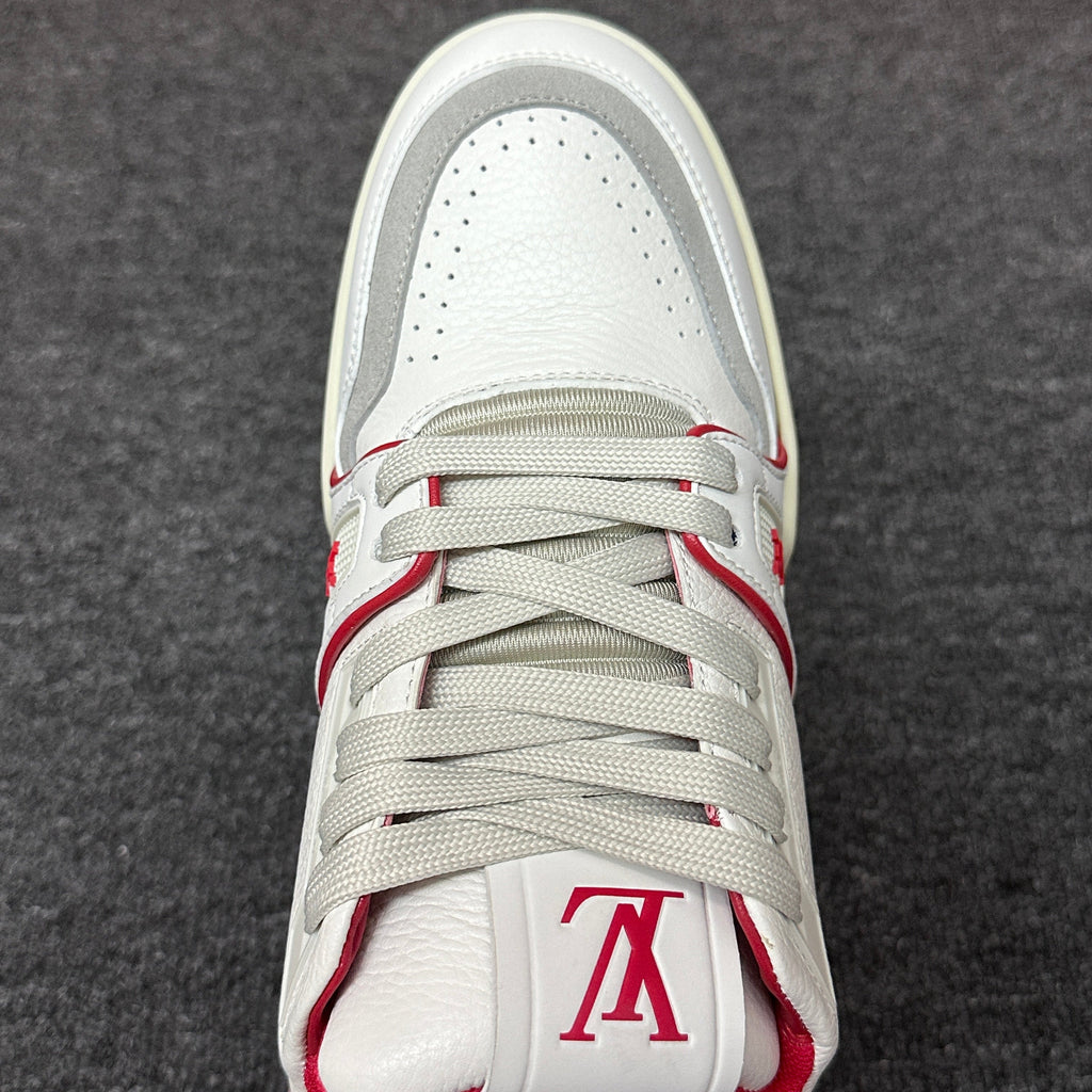 LOUIS VUITTON BOARD SKATES white and red