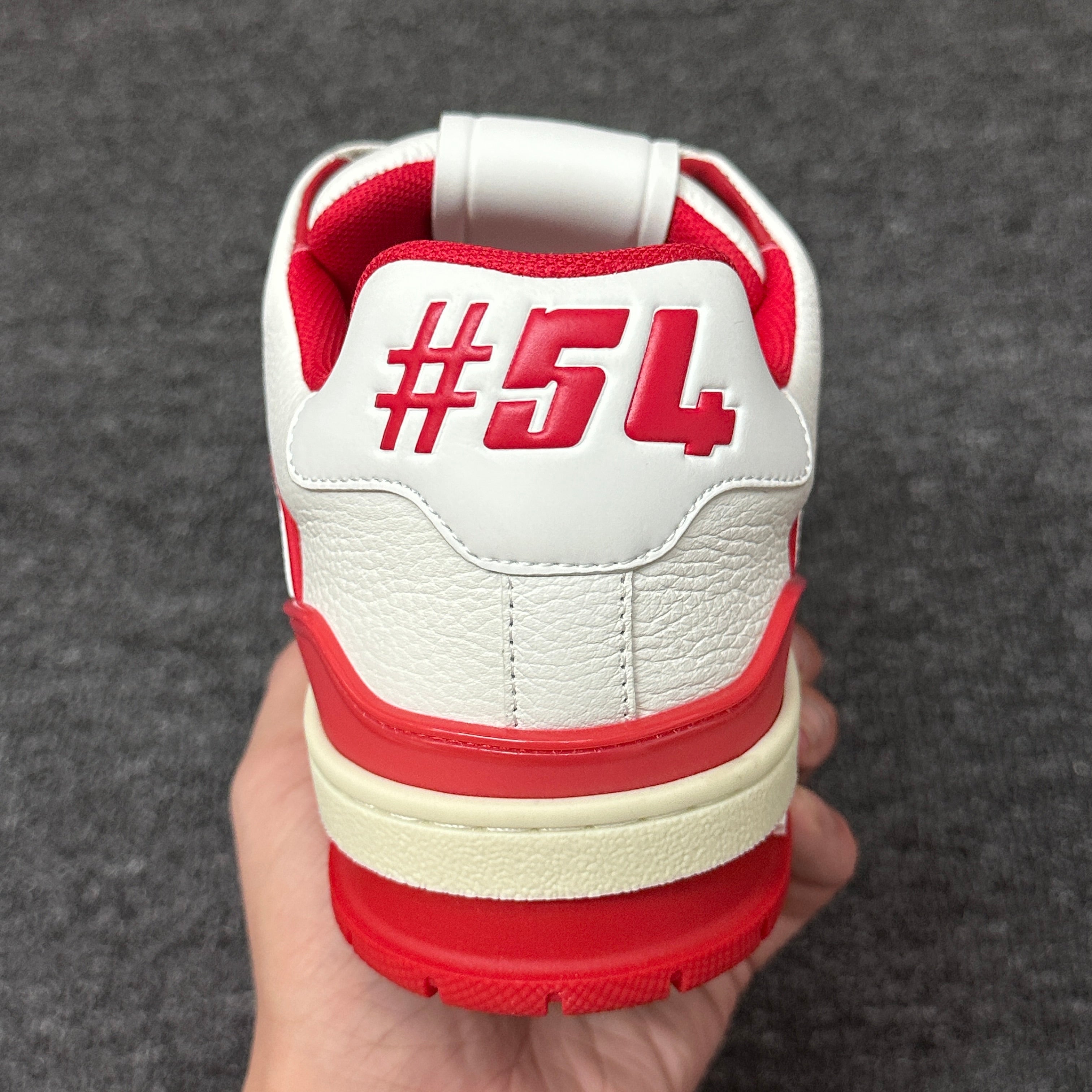 LOUIS VUITTON BOARD SKATES white and red