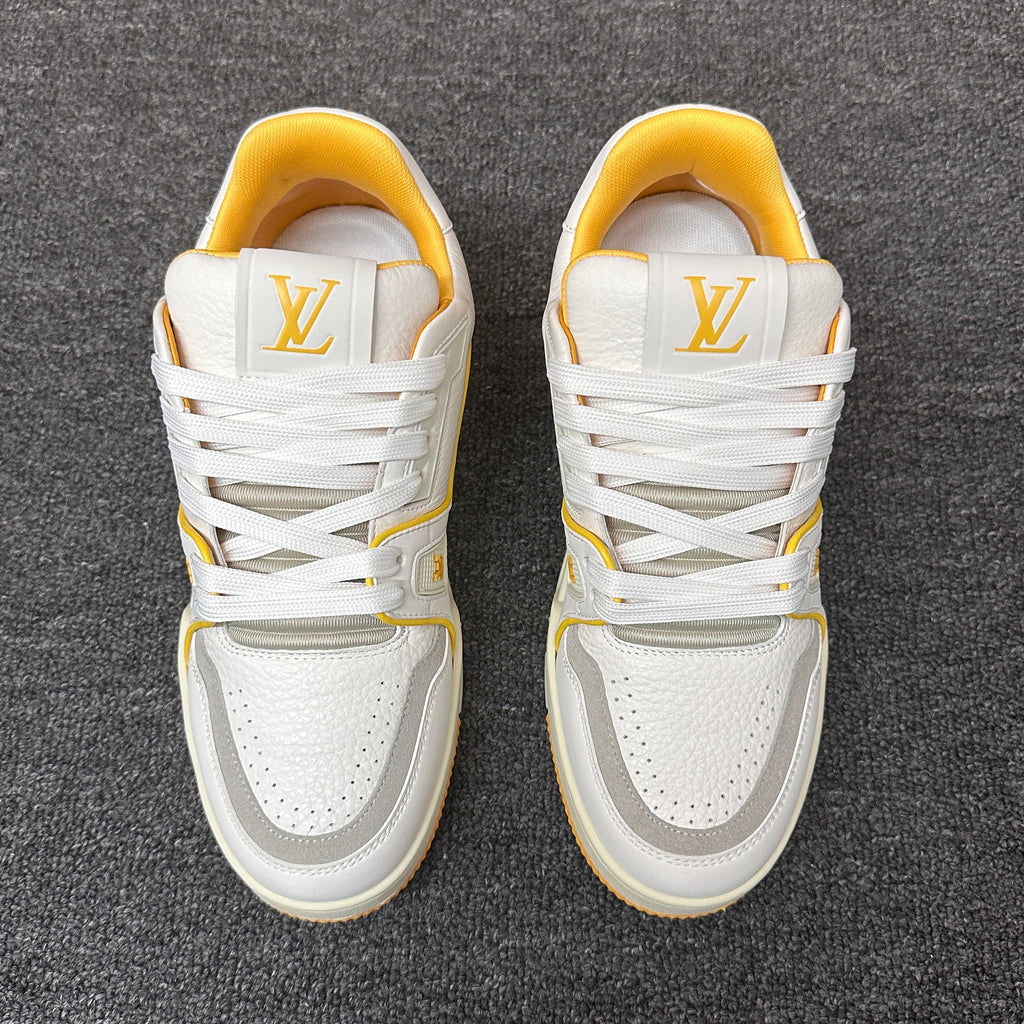 LOUIS VUITTON BOARD SKATES WHITE AND YELLOW
