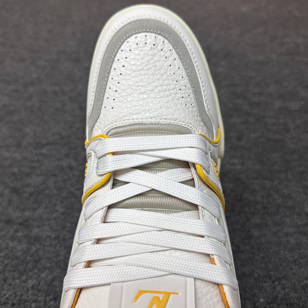 LOUIS VUITTON BOARD SKATES WHITE AND YELLOW