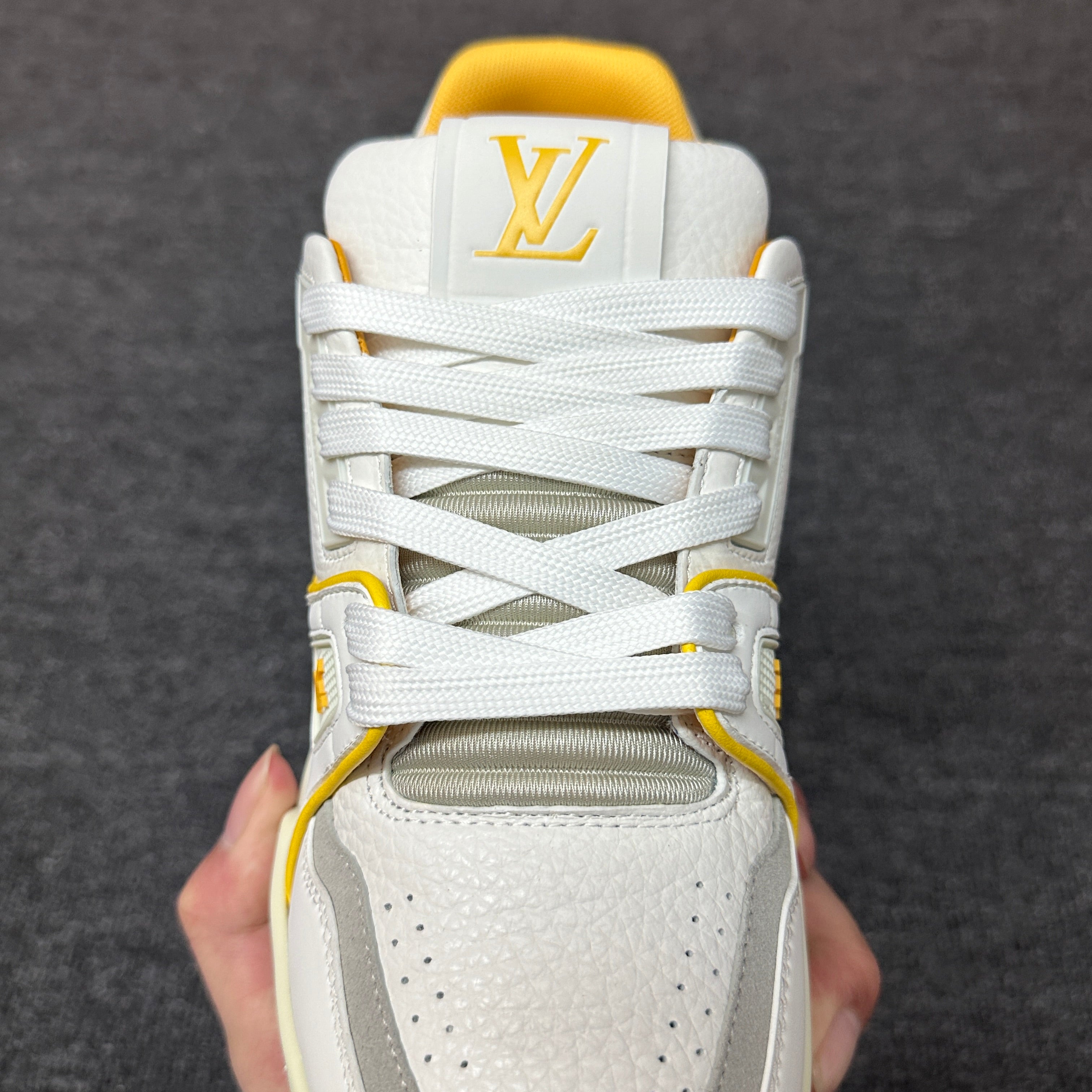 LOUIS VUITTON BOARD SKATES WHITE AND YELLOW