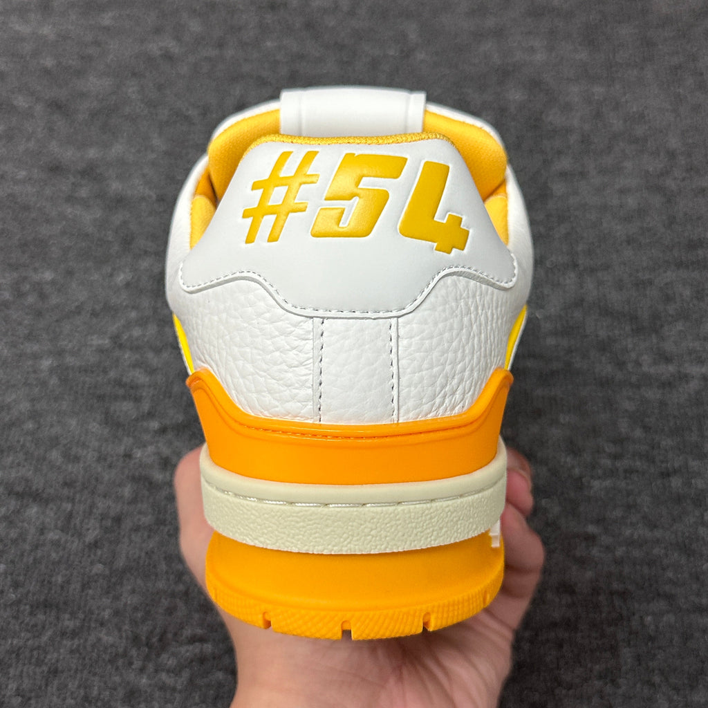 LOUIS VUITTON BOARD SKATES WHITE AND YELLOW