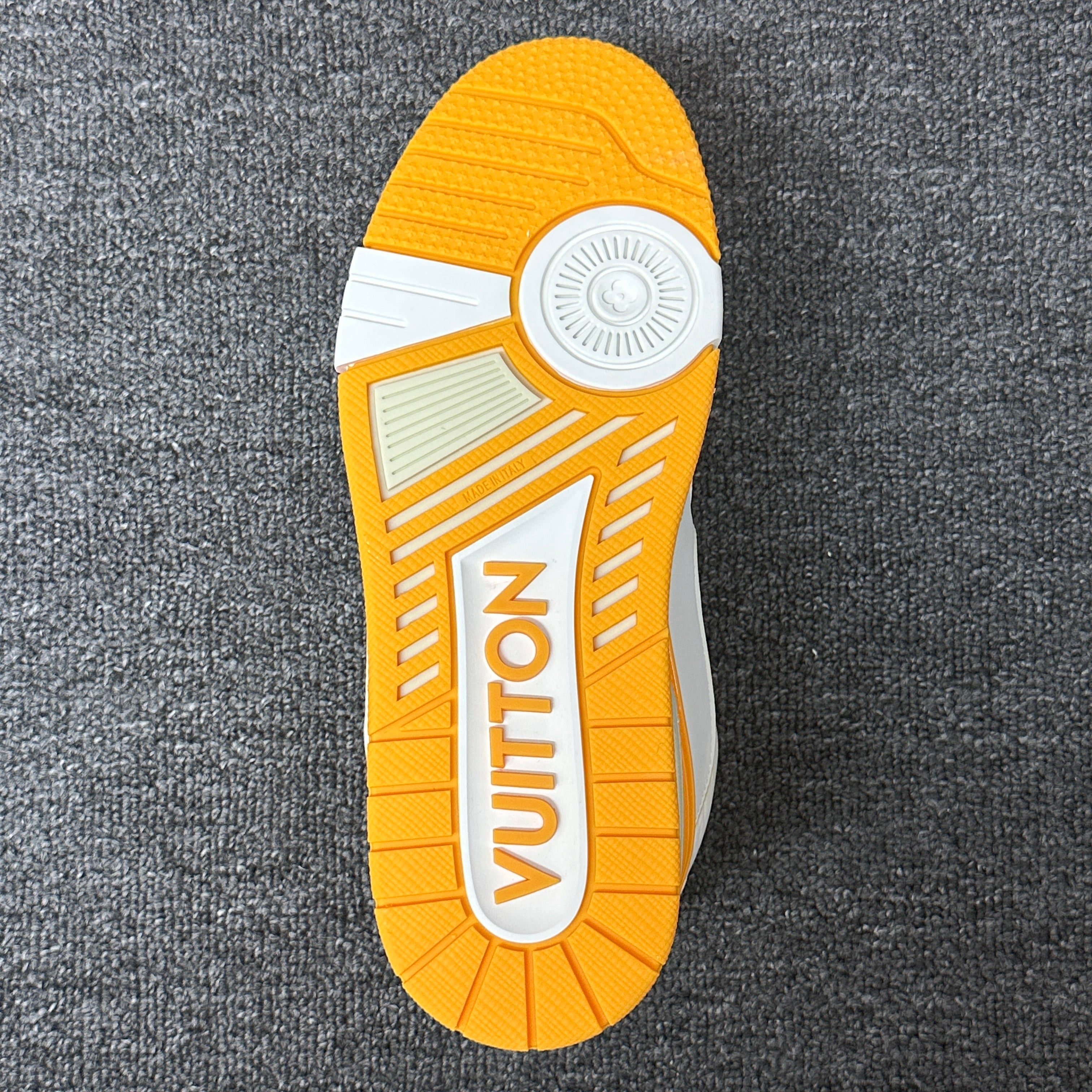 LOUIS VUITTON BOARD SKATES WHITE AND YELLOW