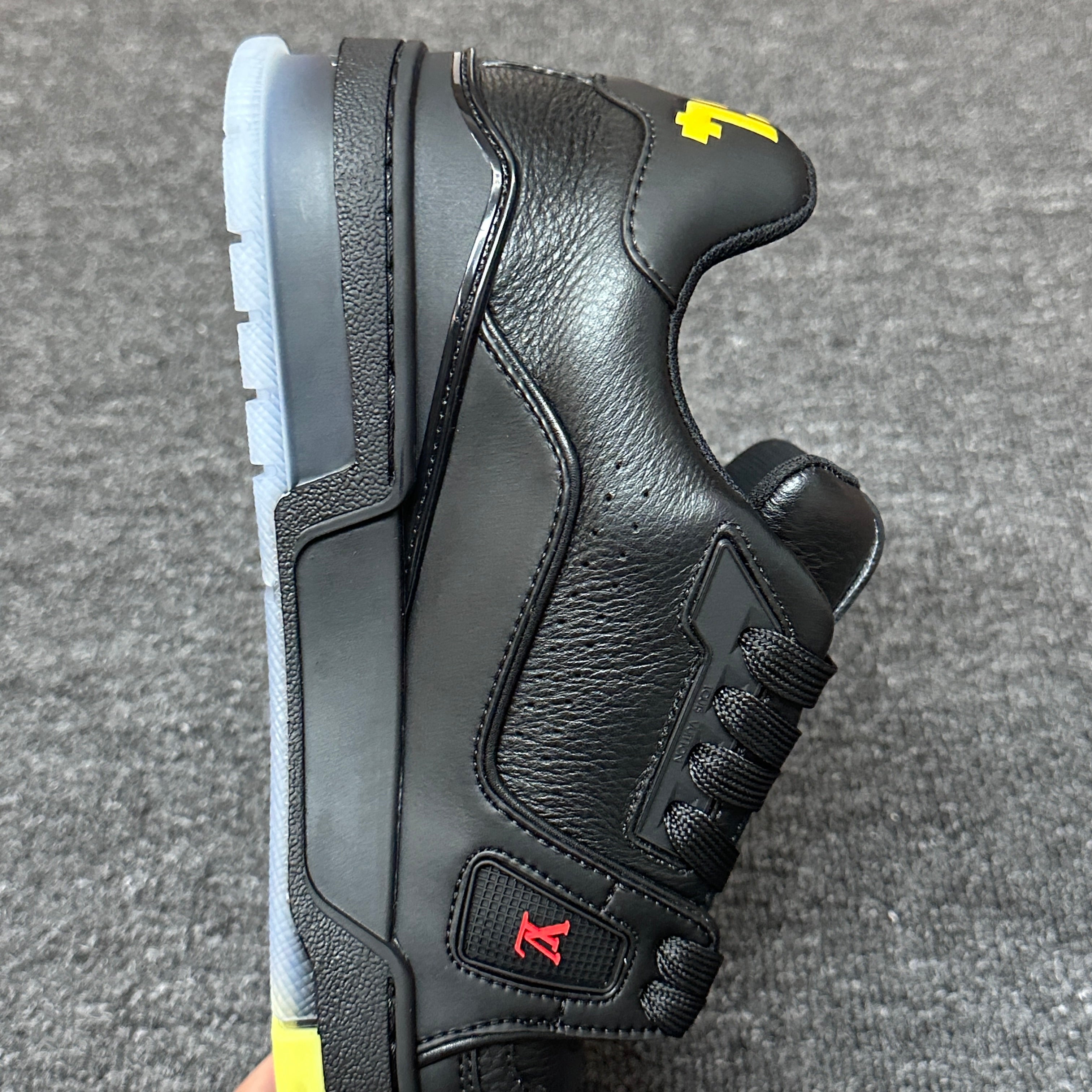 LOUIS VUITTON BOARD SKATES BLACK AND YELLOW