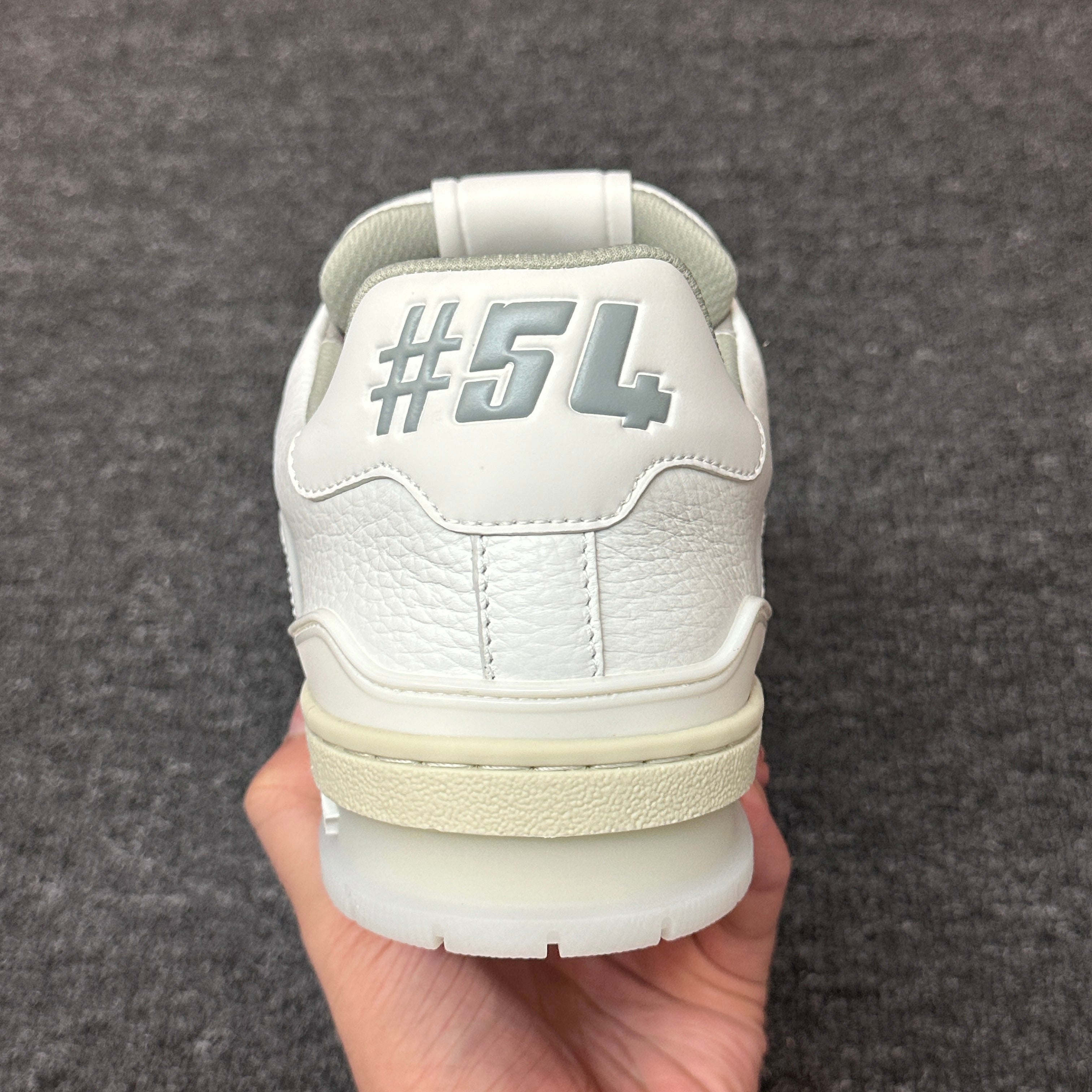 LOUIS VUITTON Trainer White denim