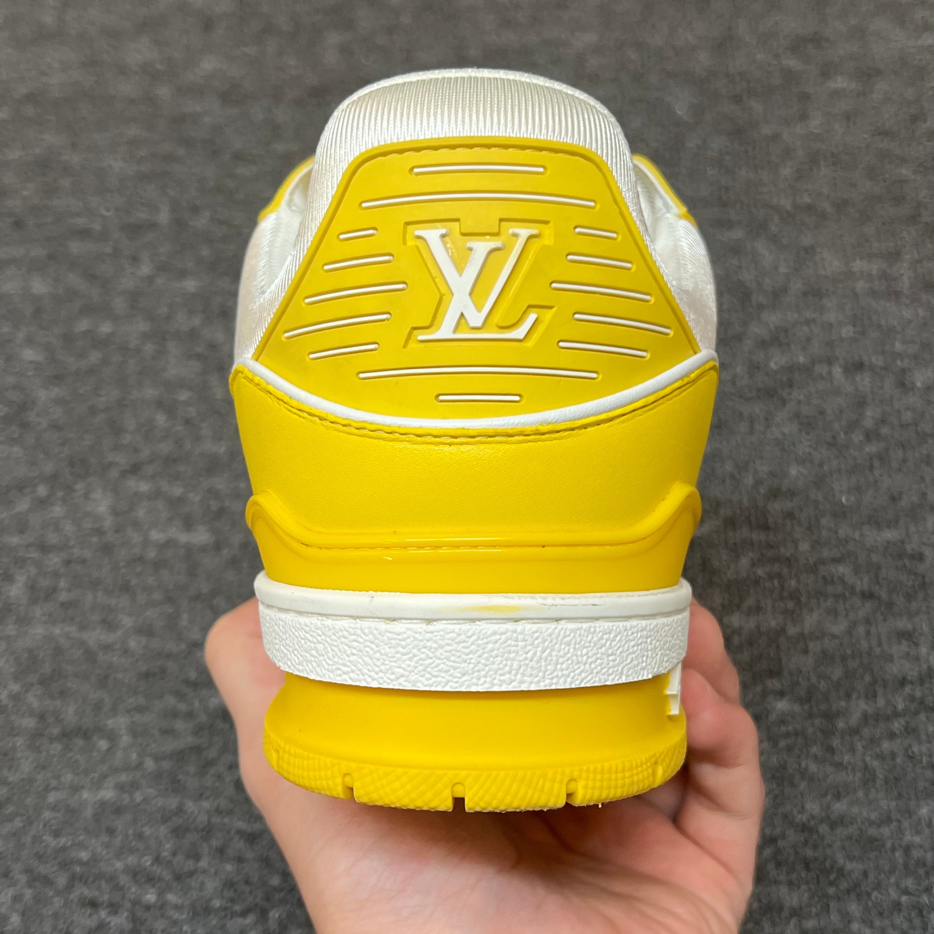LOUIS VUITTON Trainer White Yellow
