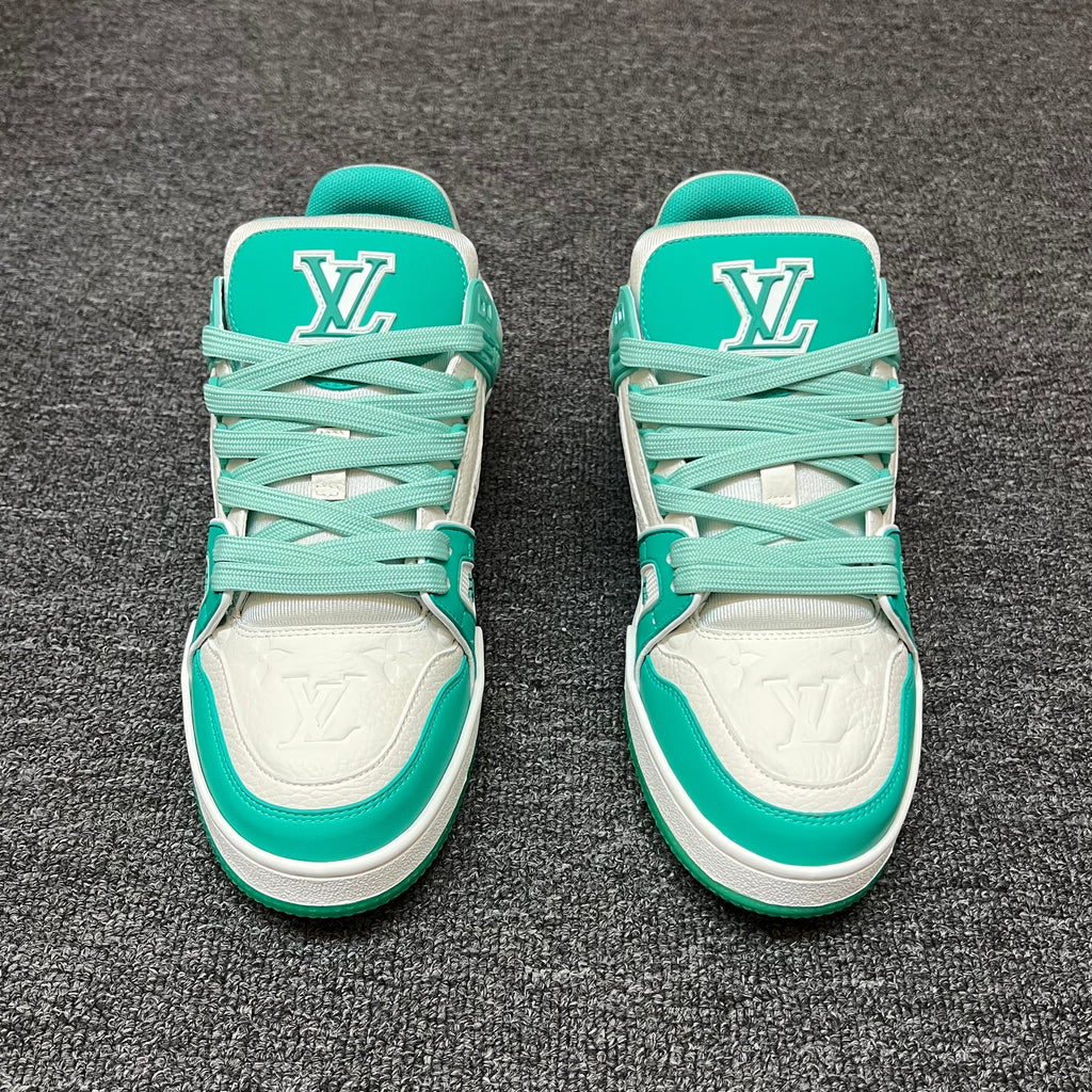 LOUIS VUITTON TrainerWhite White light blue