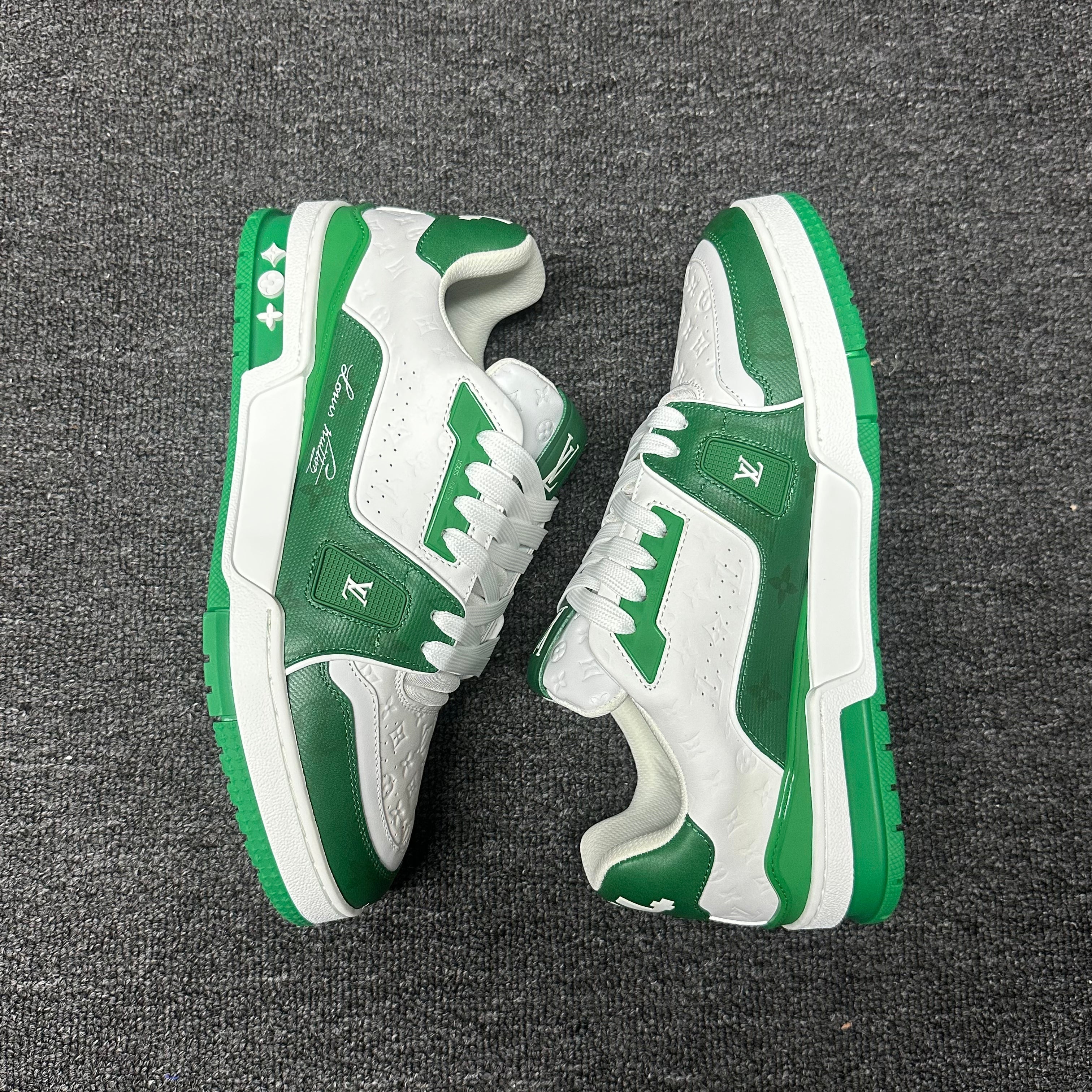 LOUIS VUITTON BOARD SKATES White green