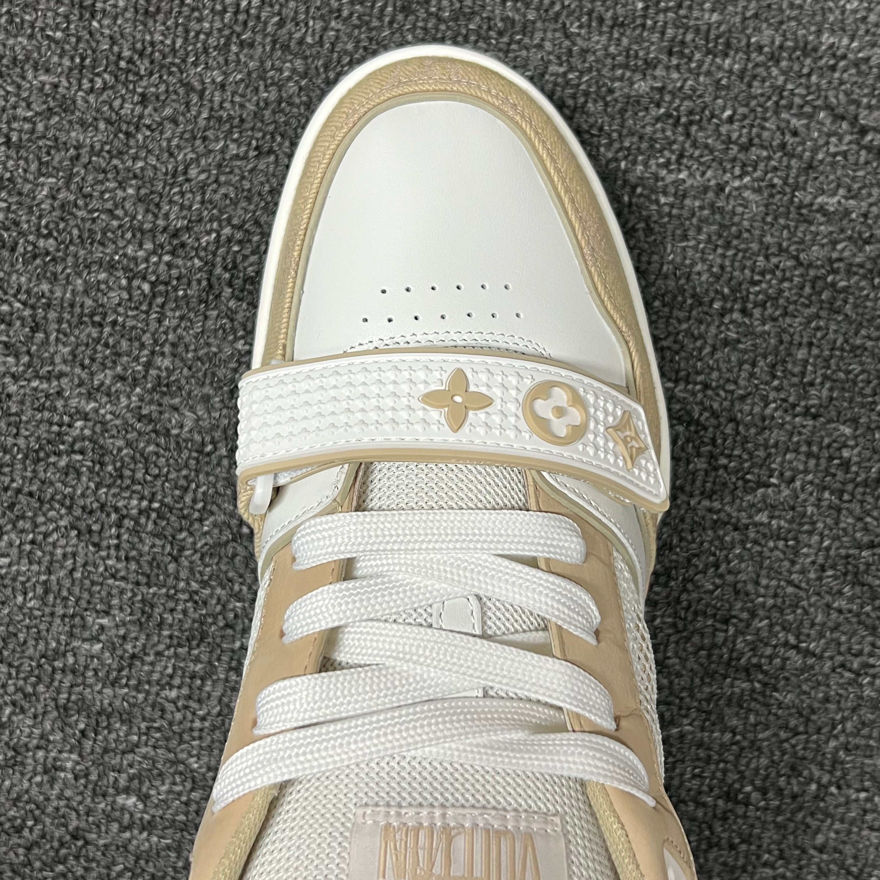 LOUIS VUITTON BOARD SKATES White-gray-beige