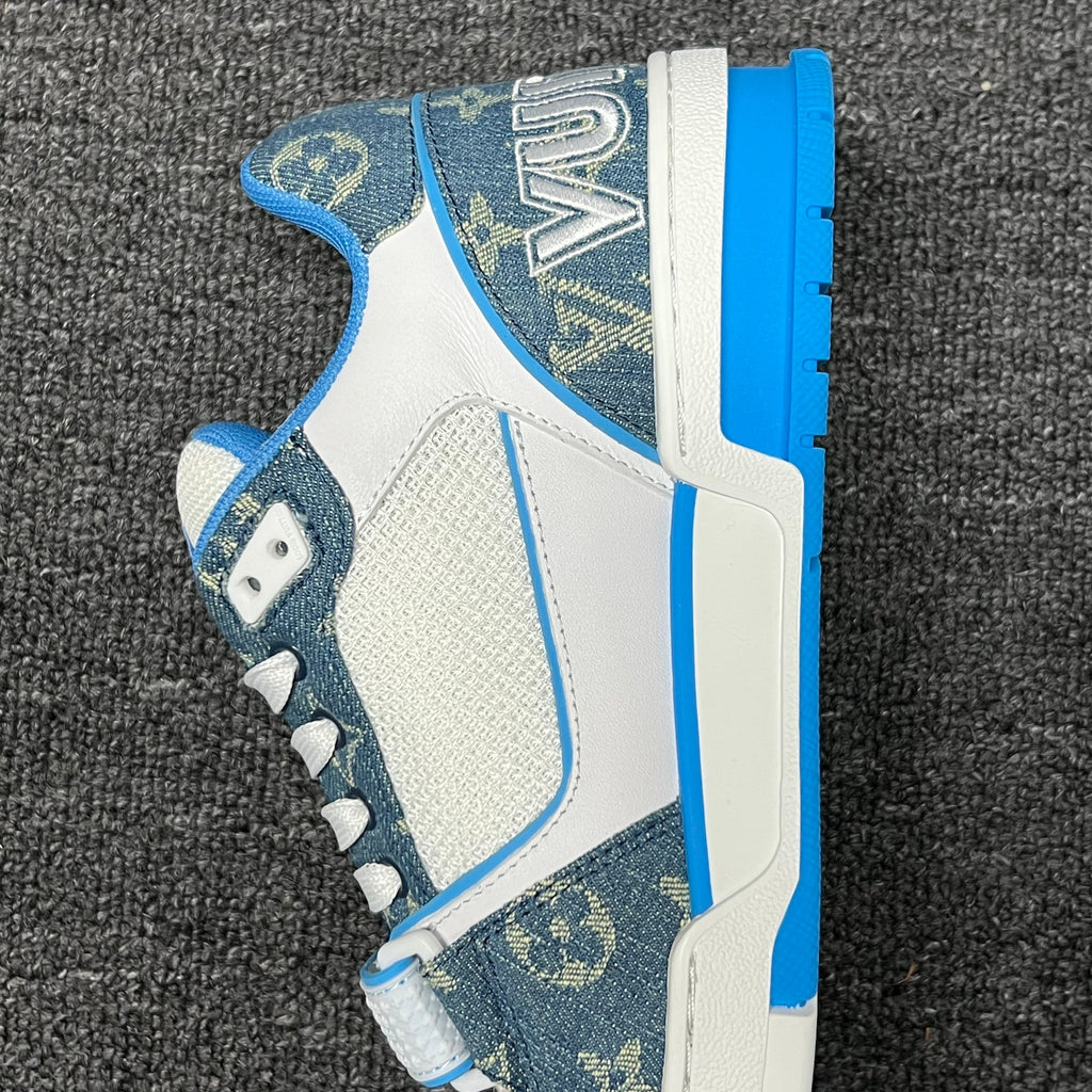 LOUIS VUITTON BOARD SKATES White blue navy blue