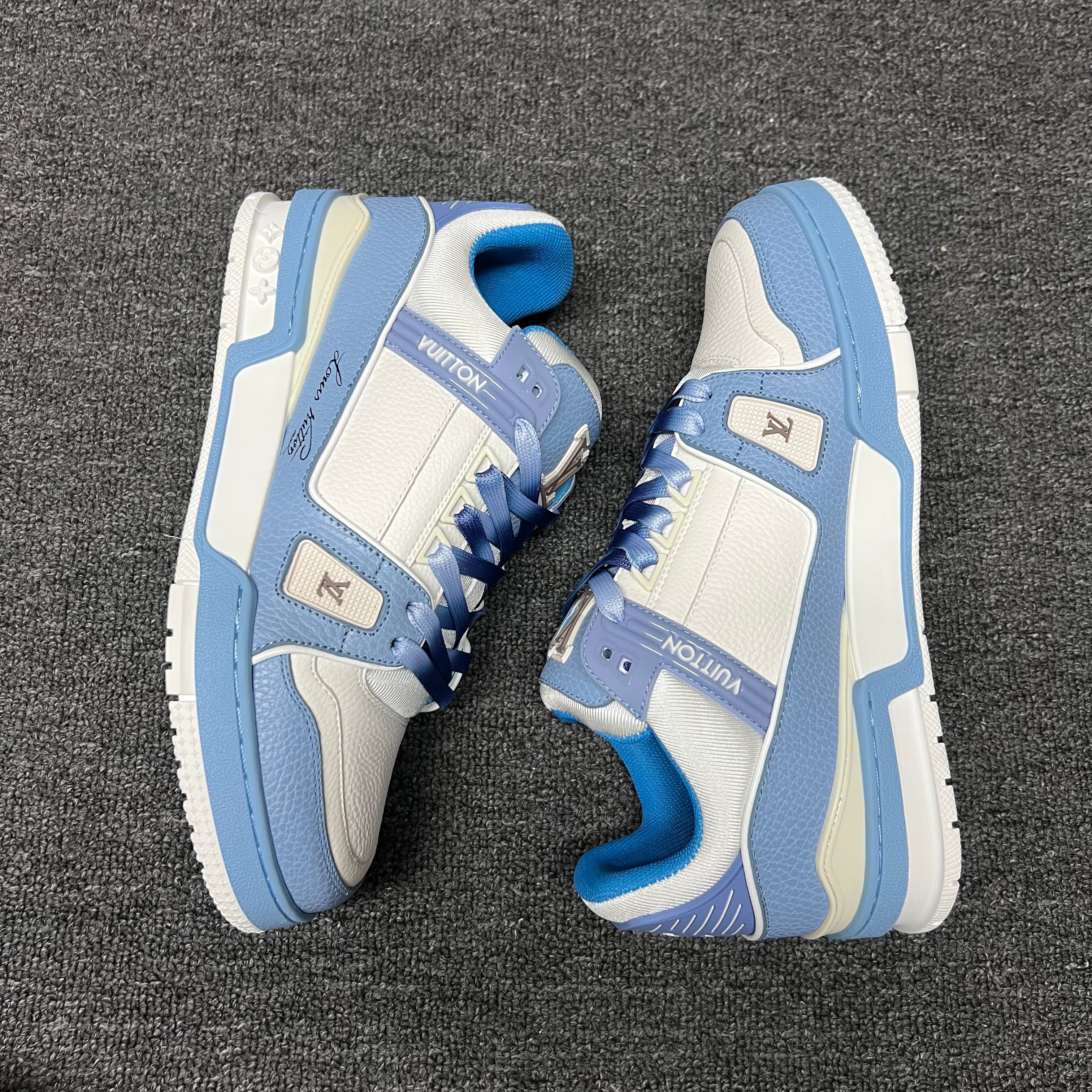 LOUIS VUITTON BOARD SKATES White blue