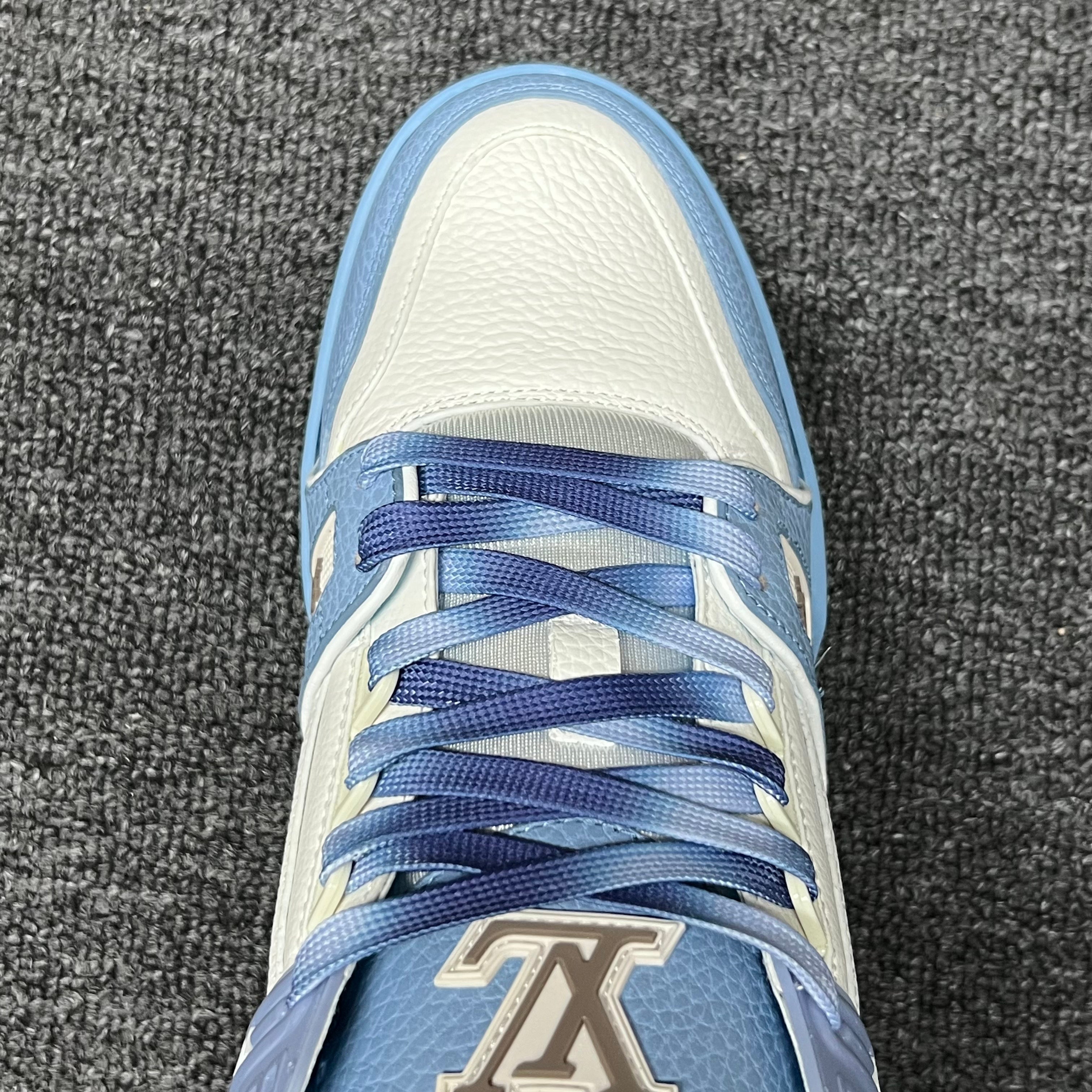 LOUIS VUITTON BOARD SKATES White blue
