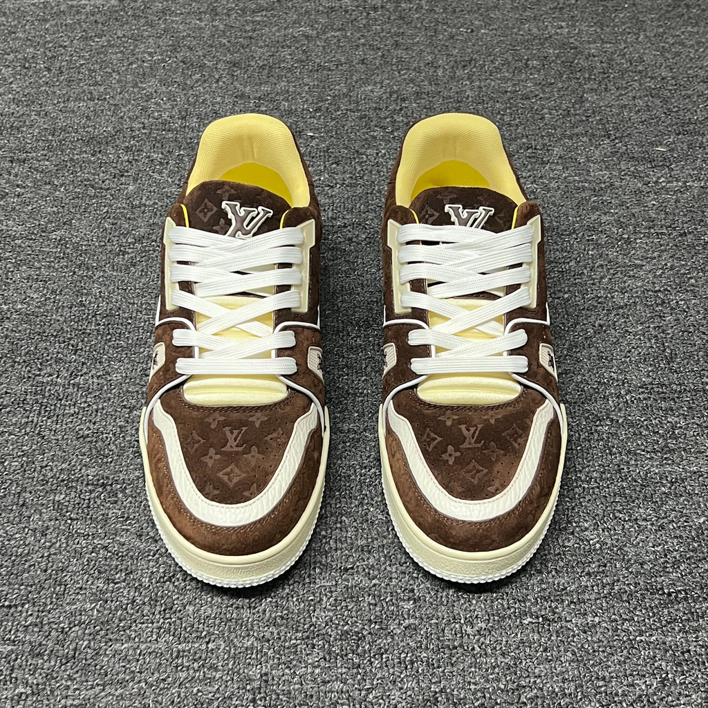 LOUIS VUITTON BOARD SKATES White-brown