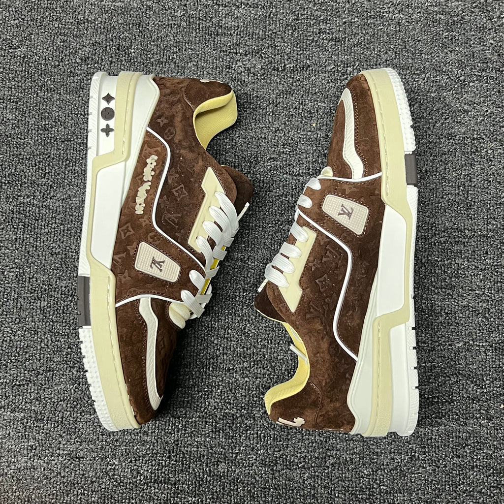 LOUIS VUITTON BOARD SKATES White-brown