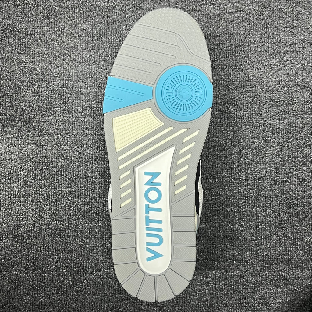 LOUIS VUITTON BOARD SKATES Gray-white-black