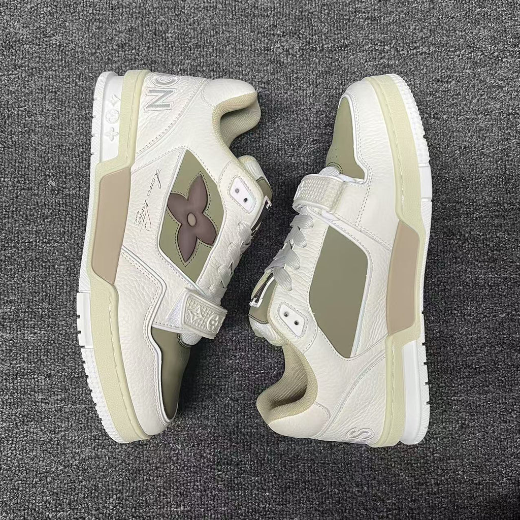LOUIS VUITTON BOARD SKATES White and green