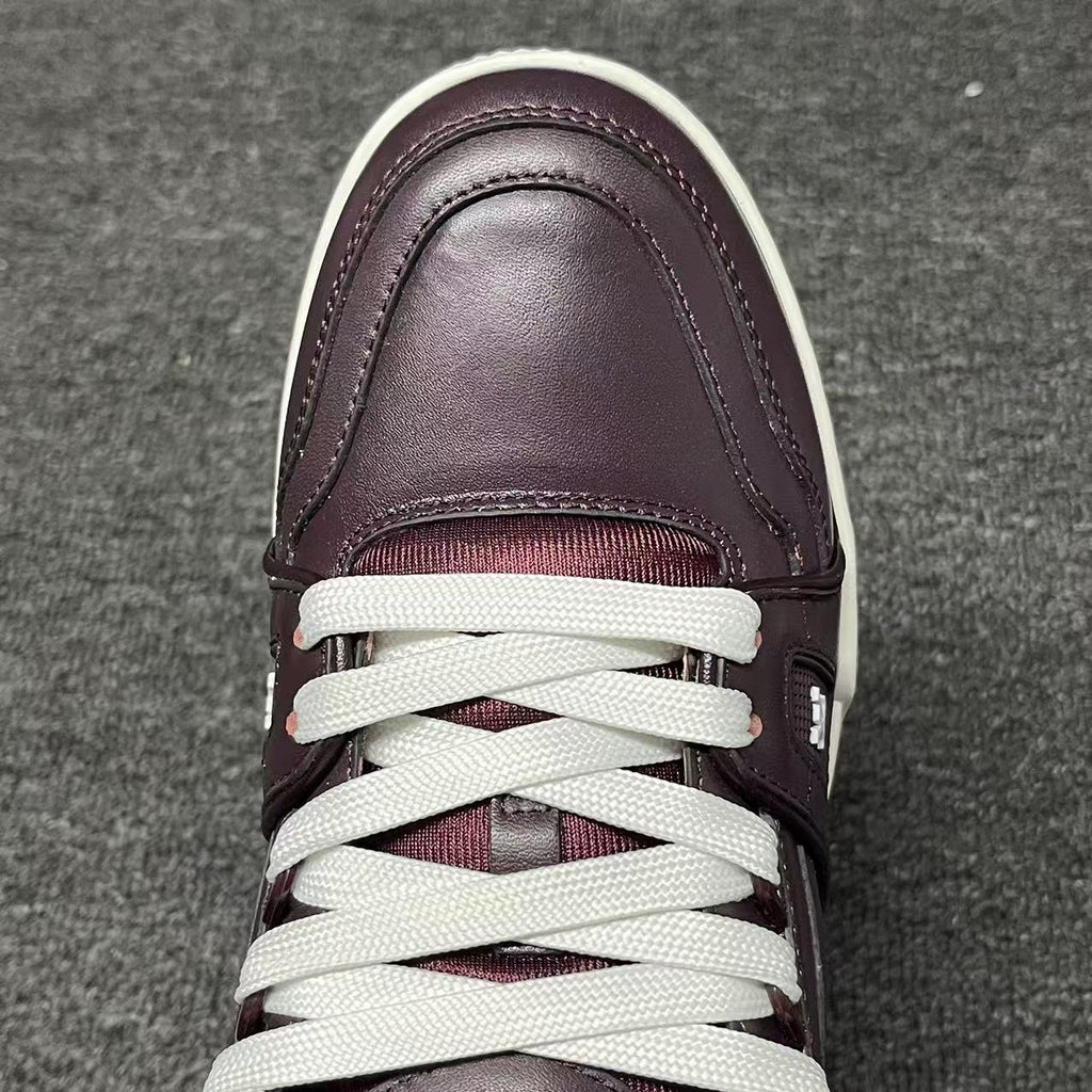 LOUIS VUITTON BOARD SKATES Purple brown
