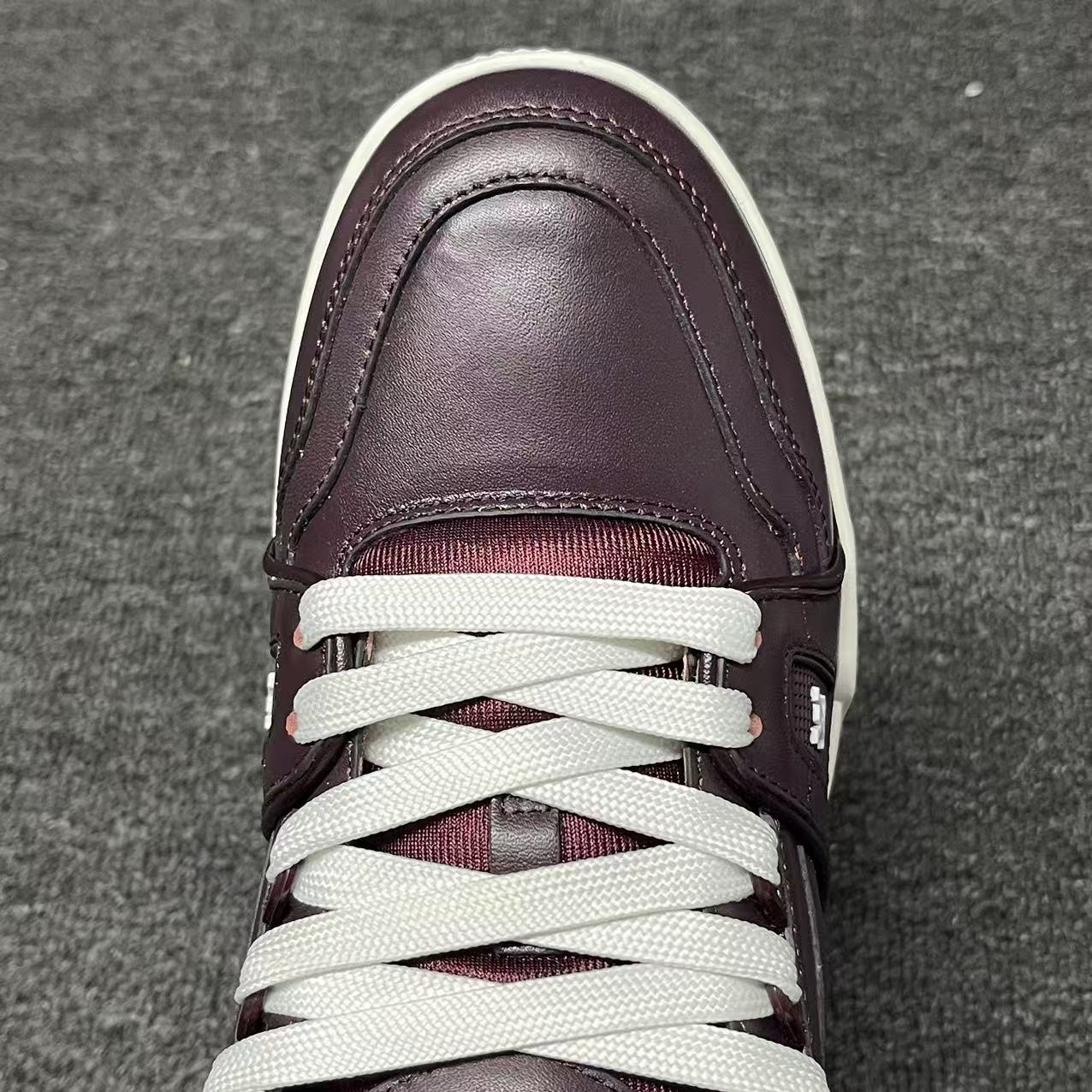 LOUIS VUITTON BOARD SKATES Purple brown