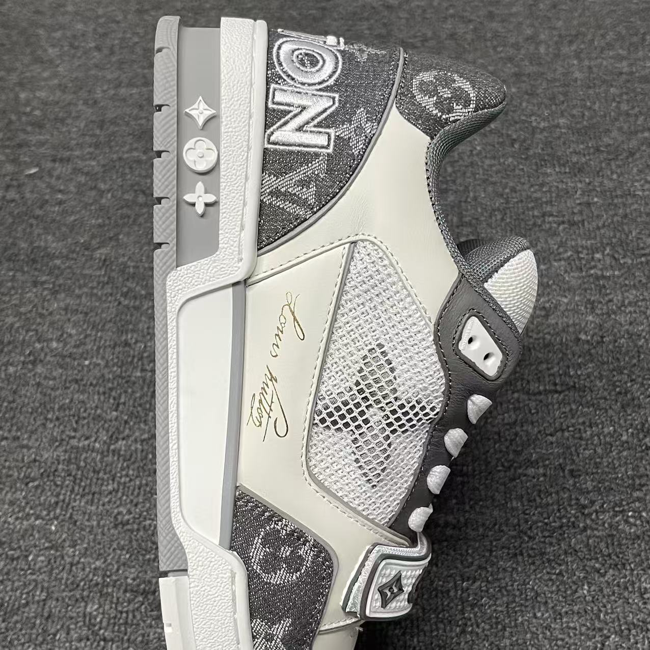 LOUIS VUITTON BOARD SKATES black and Gray