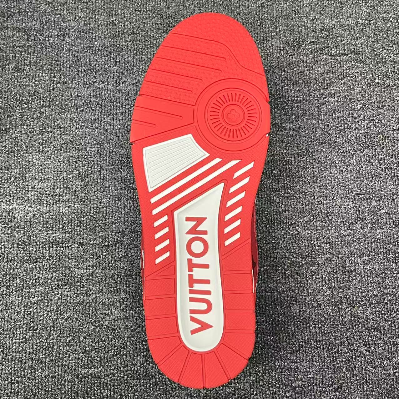 LOUIS VUITTON BOARD SKATES red and white