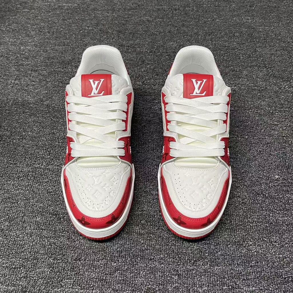 LOUIS VUITTON BOARD SKATES red and white