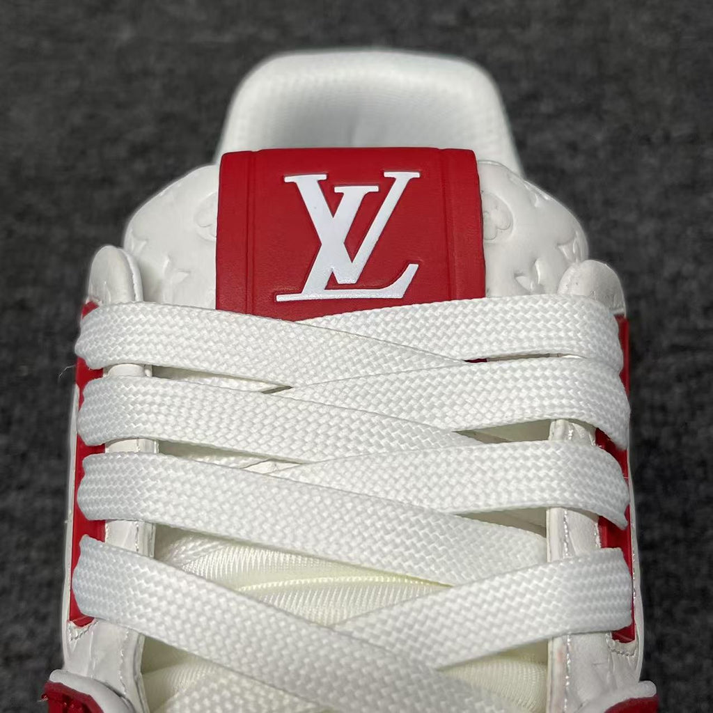 LOUIS VUITTON BOARD SKATES red and white