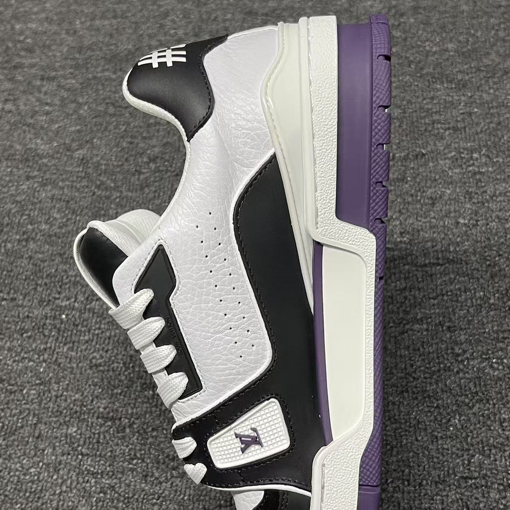 LOUIS VUITTON BOARD SKATES Black, white, and purple