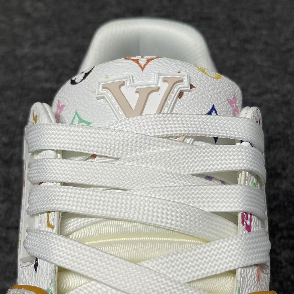 LOUIS VUITTON BOARD SKATES Black Rainbow Full Print