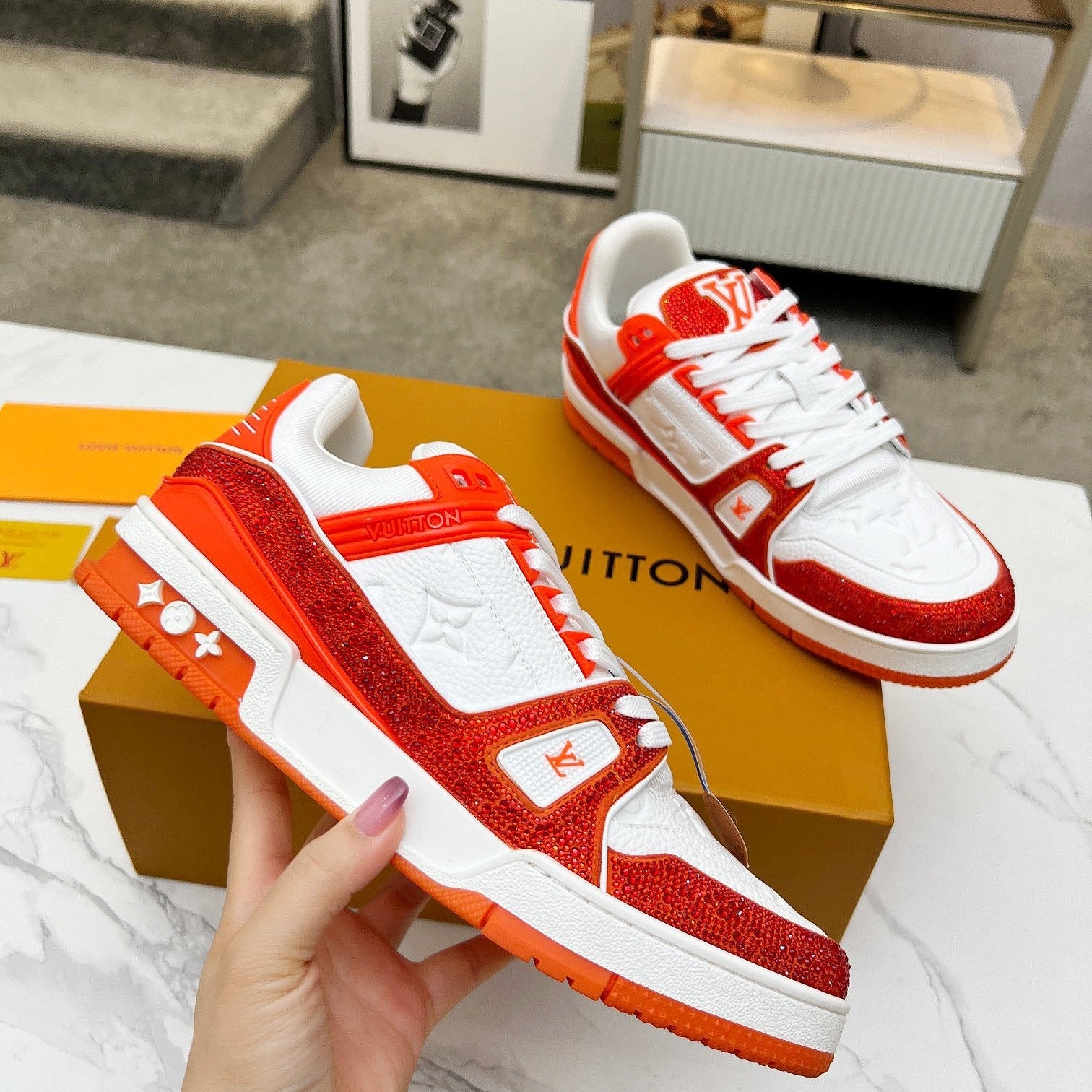 Trainer drilling shoes Red Diamond