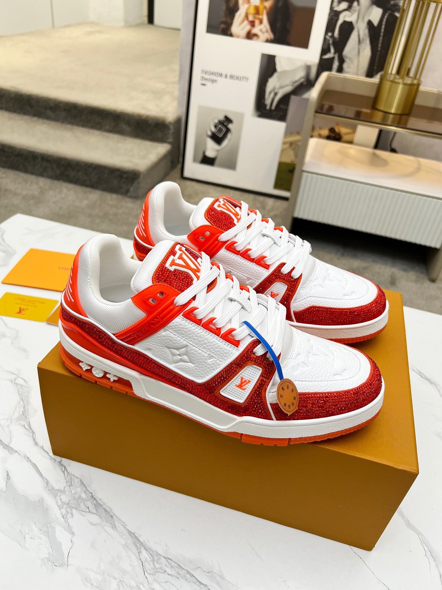 Trainer drilling shoes Red Diamond