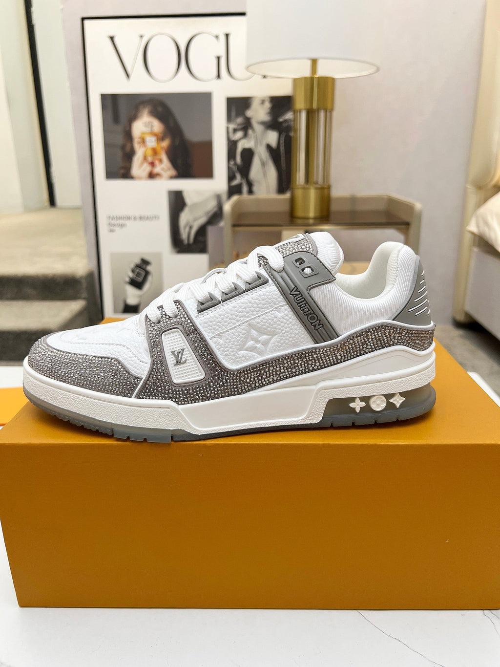 Chaussures de forage Trainer Gris diamant