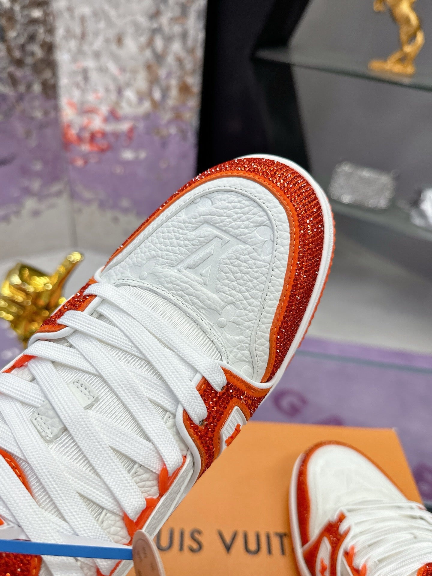 Trainer drilling shoes Orange Diamond