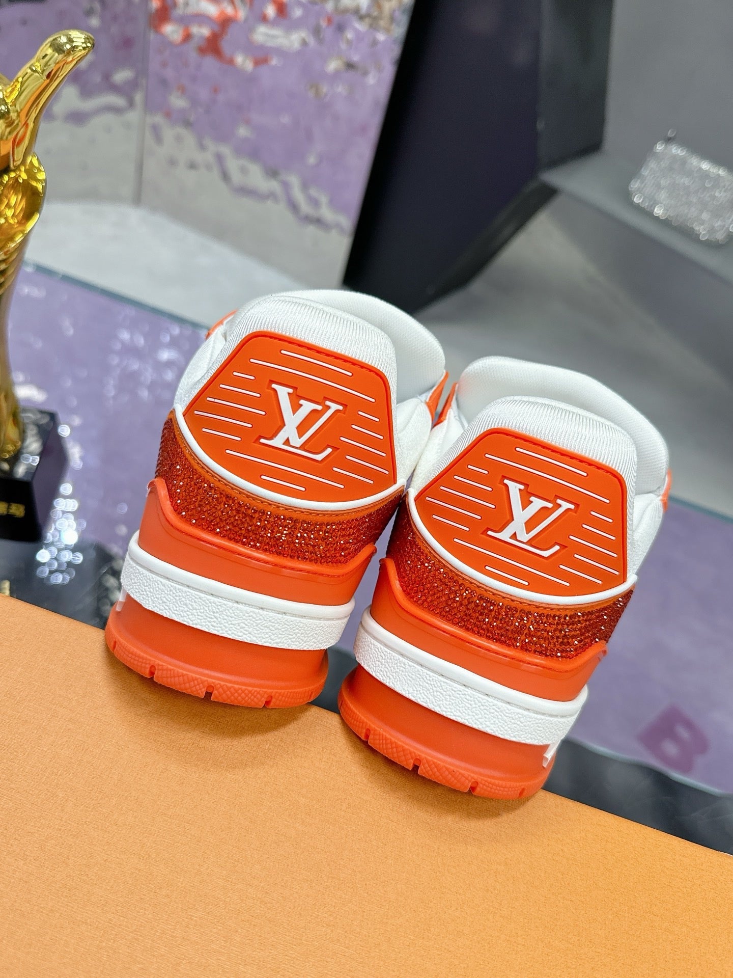 Trainer drilling shoes Orange Diamond