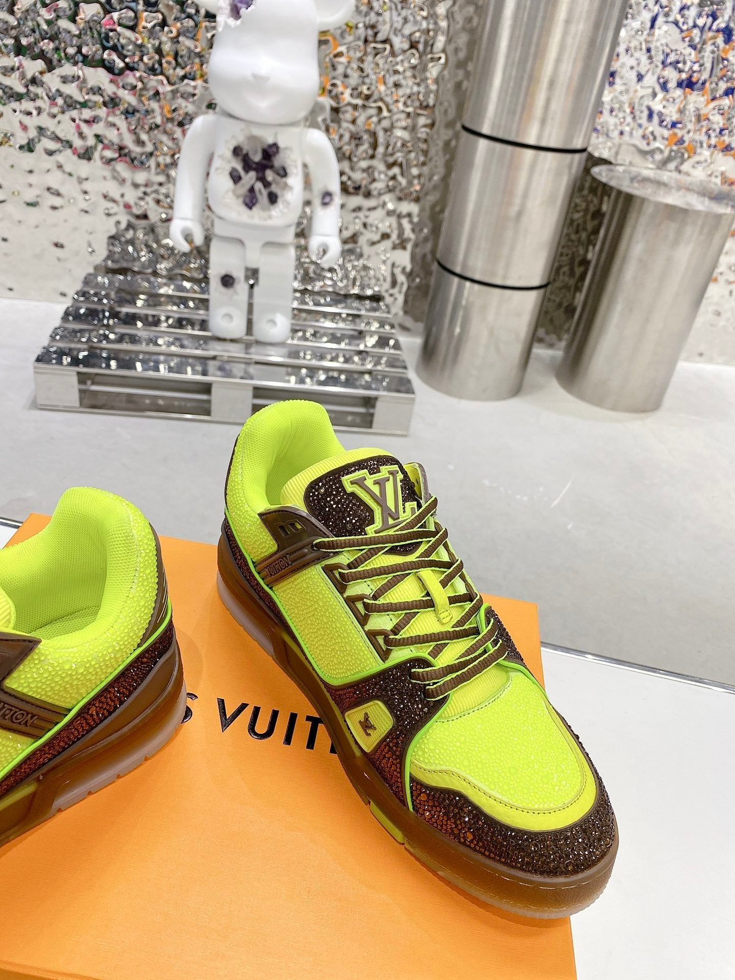 Trainer drilling shoes Green brown