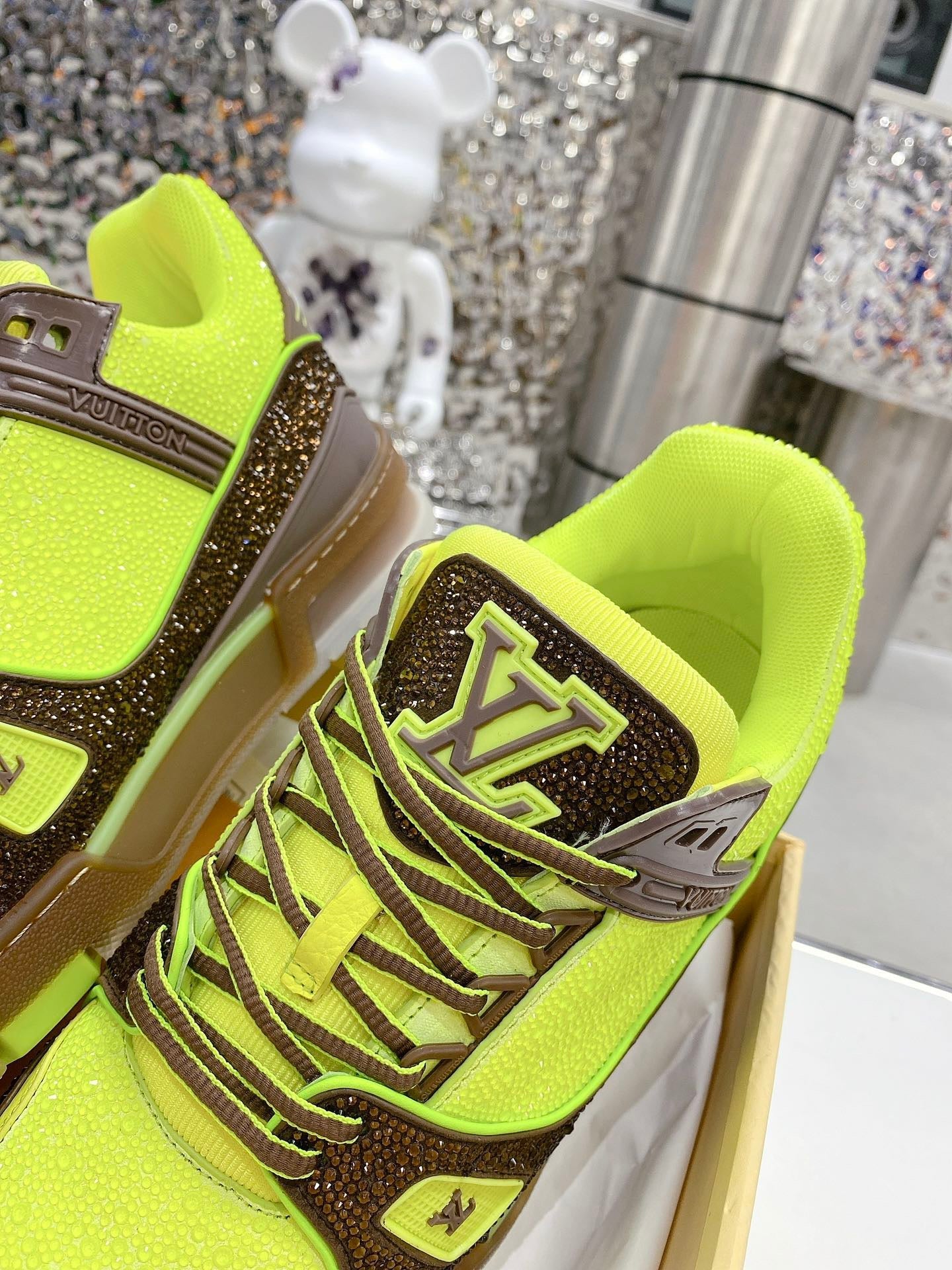 Trainer drilling shoes Green brown