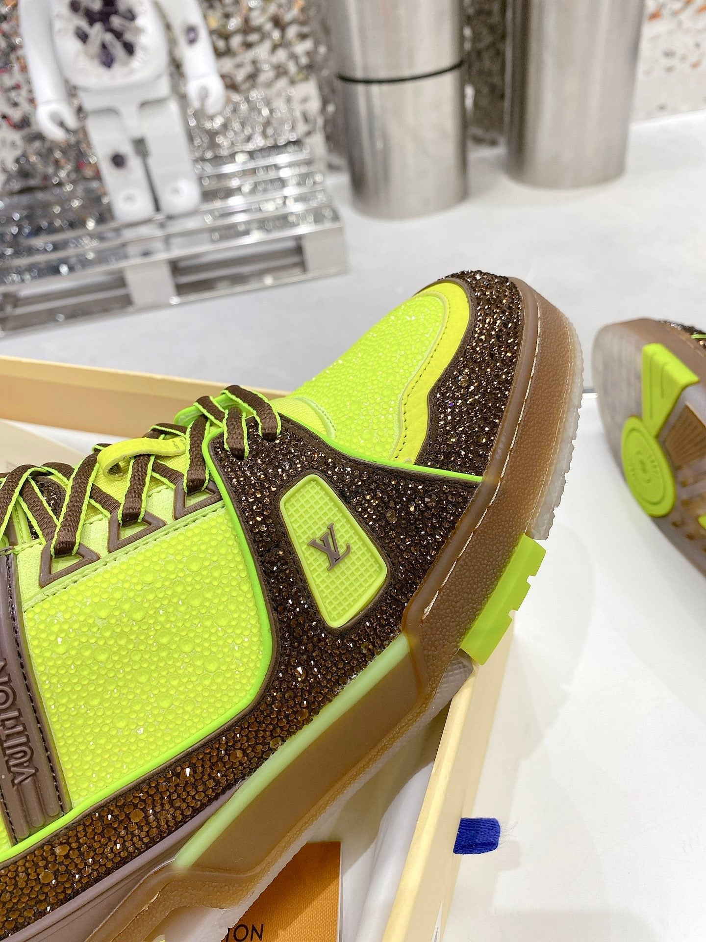 Trainer drilling shoes Green brown