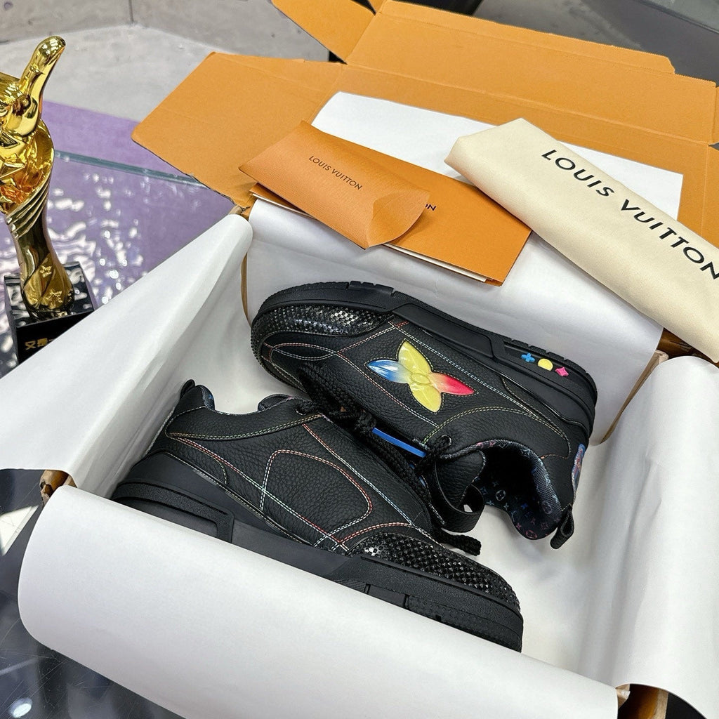 Trainer Skateboard shoes Black Rainbow