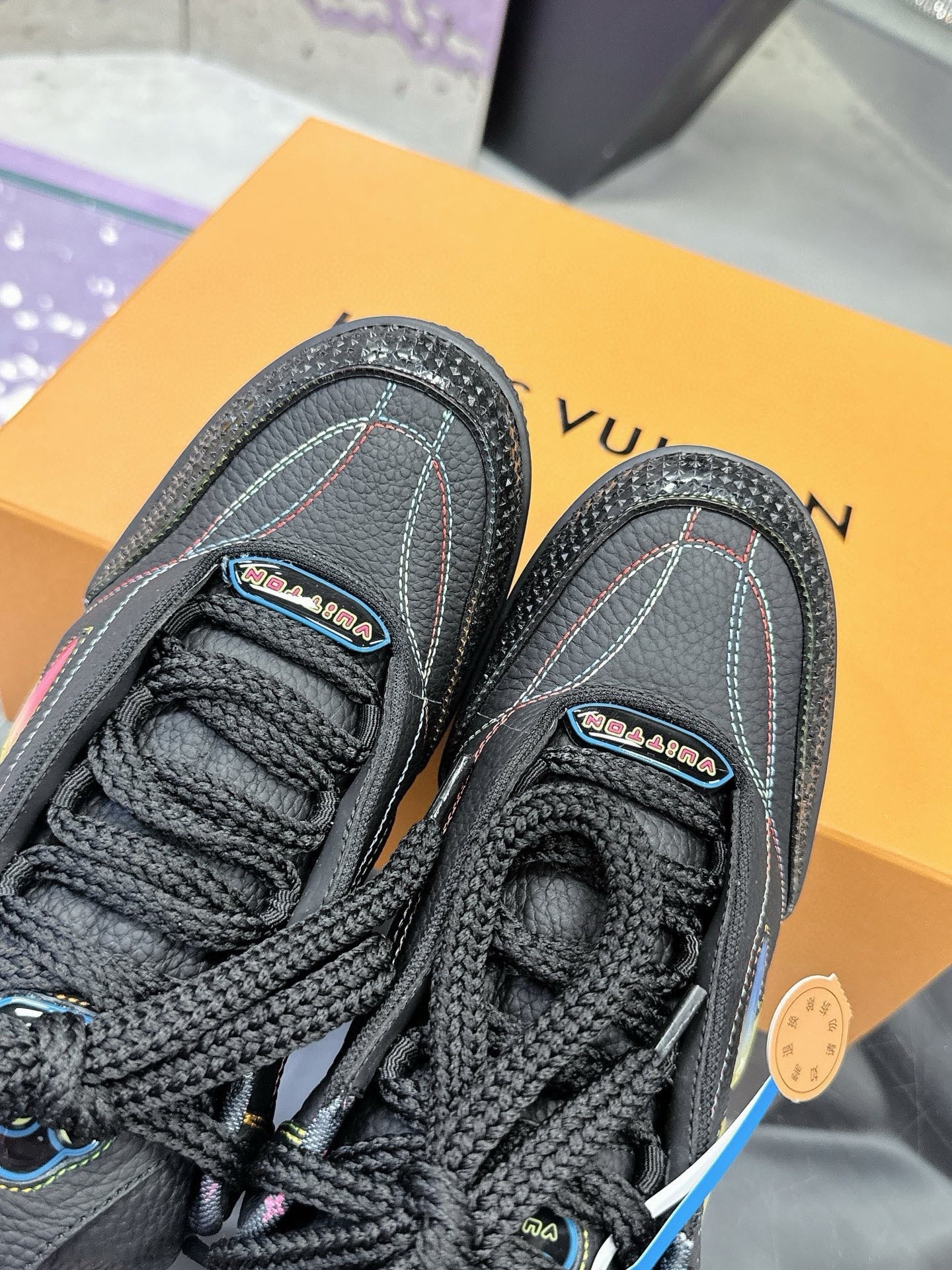 Trainer Skateboard shoes Black Rainbow