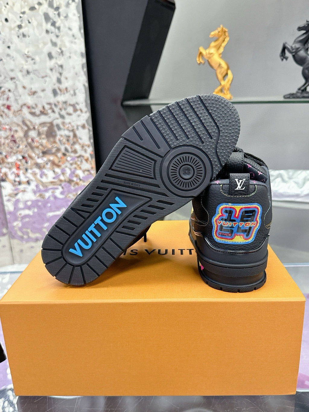 Trainer Skateboard shoes Black Rainbow