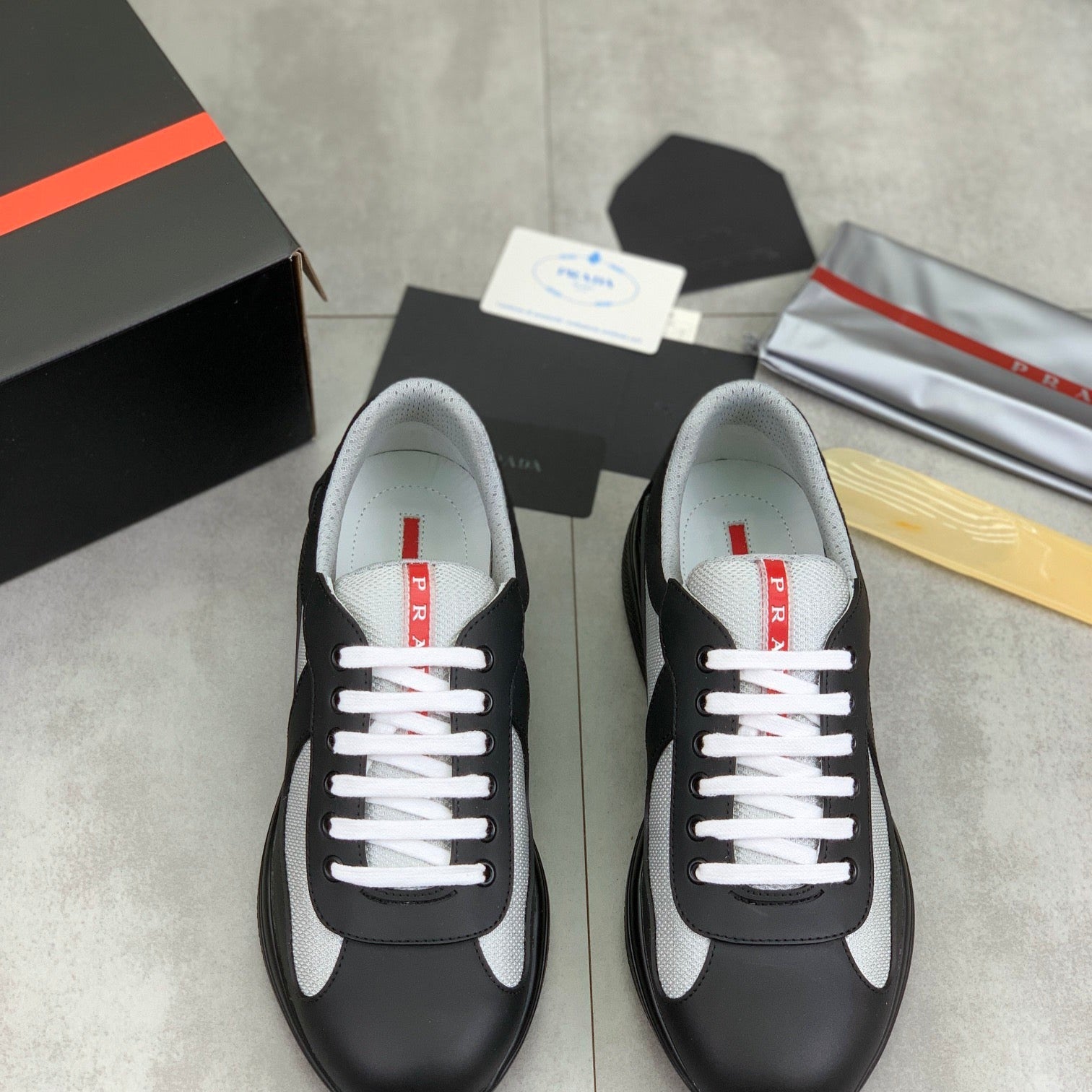 PRADA America's Cup black and white