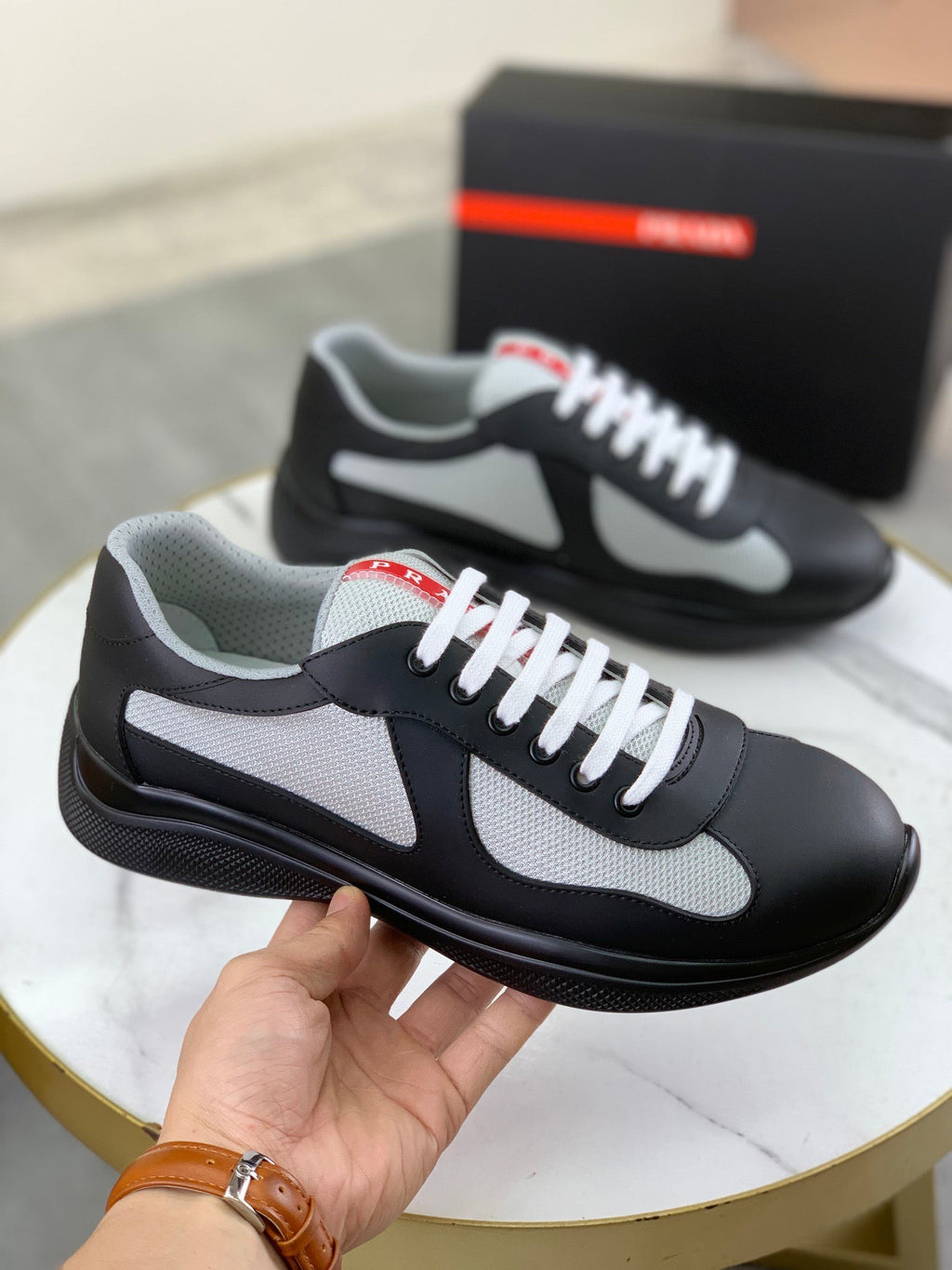 PRADA America's Cup black and white
