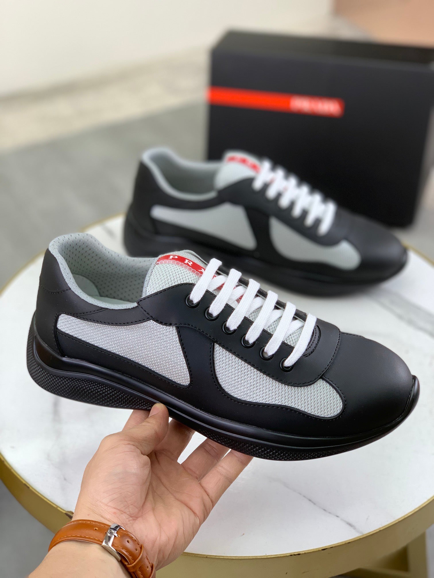 PRADA America's Cup black and white
