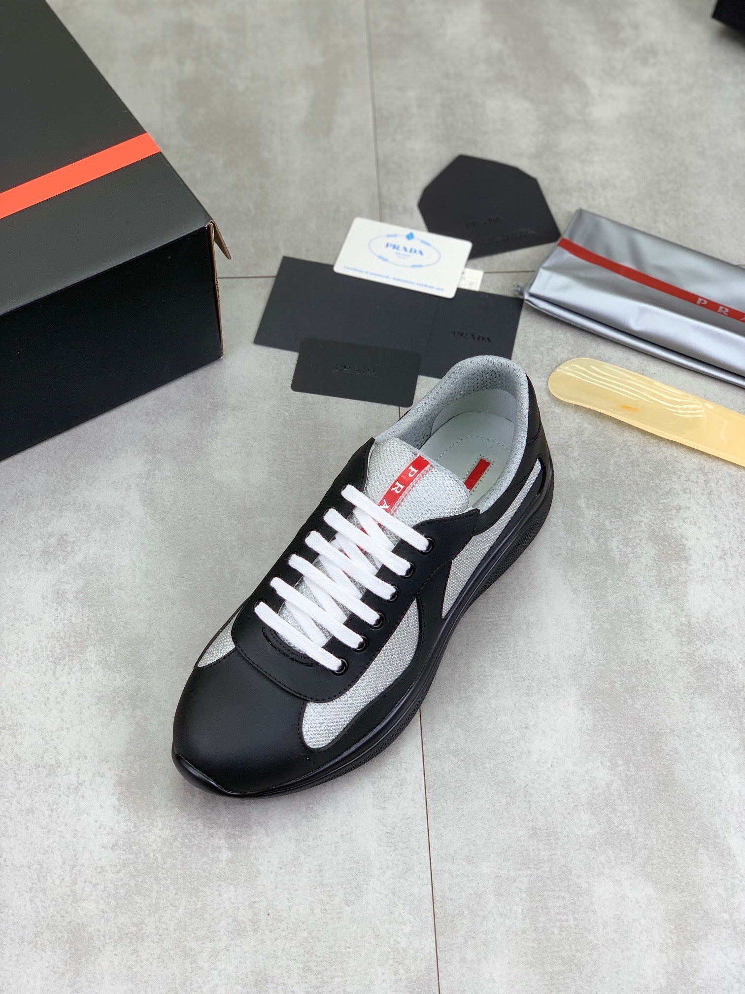 PRADA America's Cup black and white