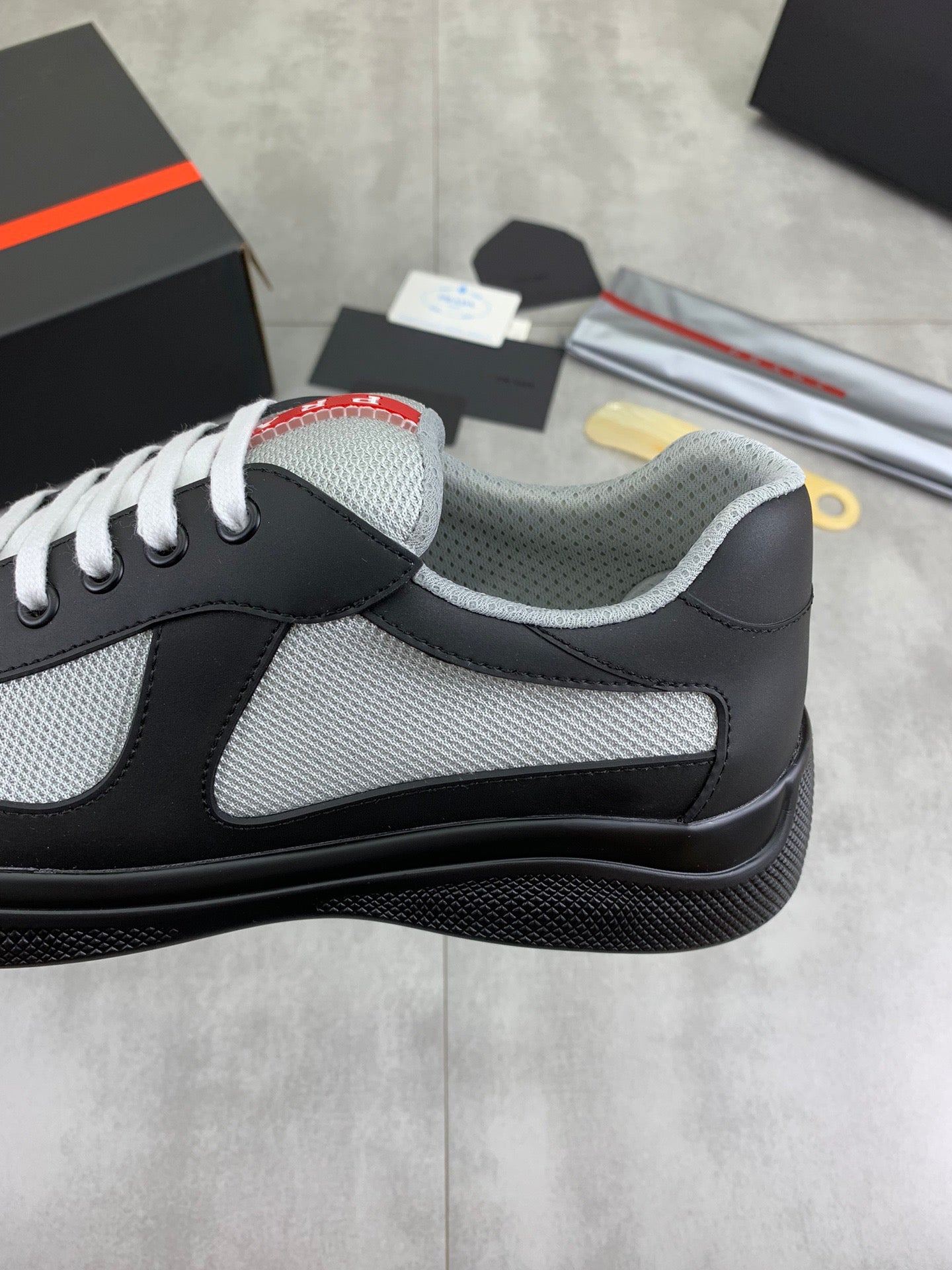 PRADA America's Cup black and white