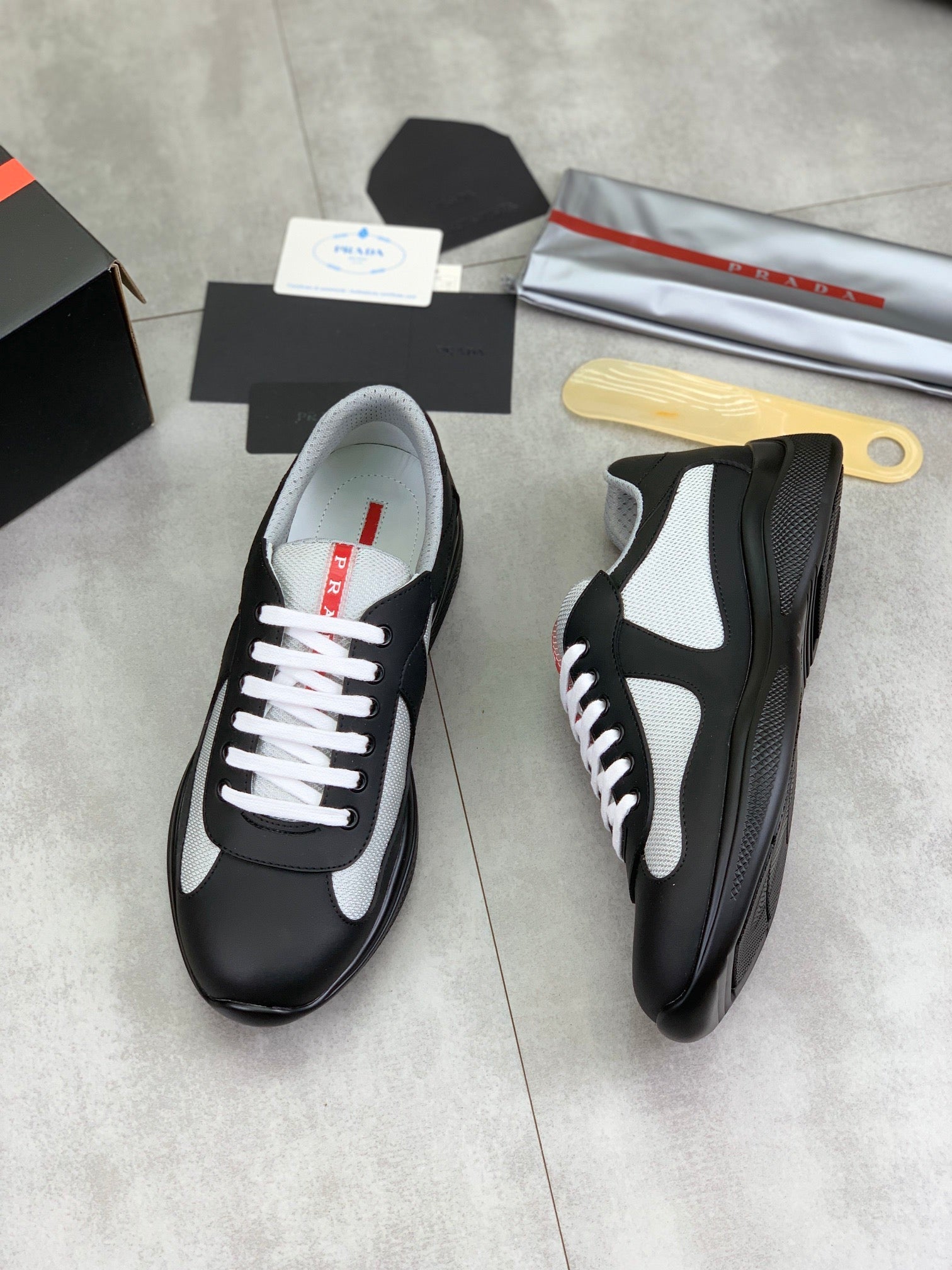 PRADA America's Cup black and white