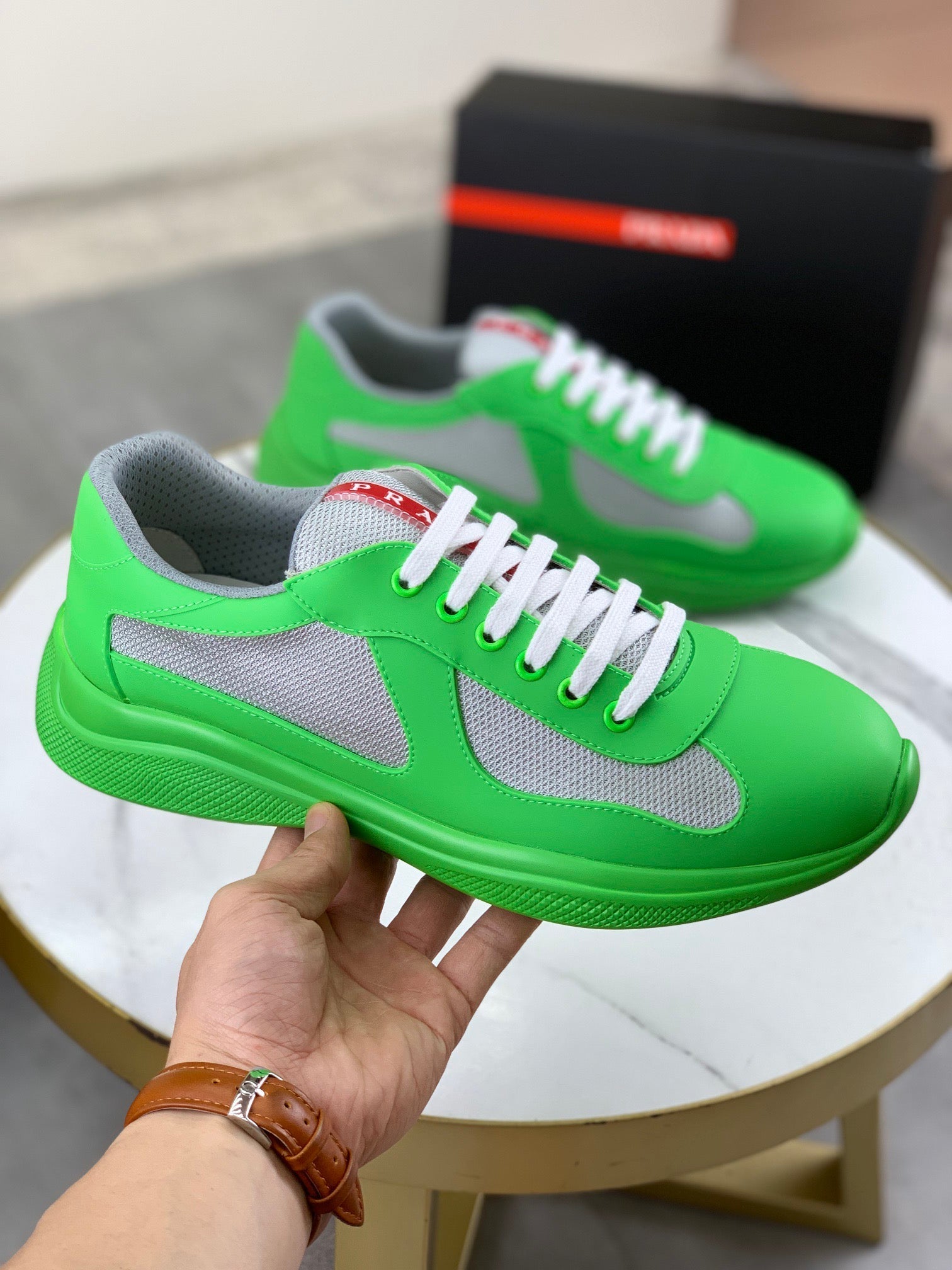 PRADA America's Cup green