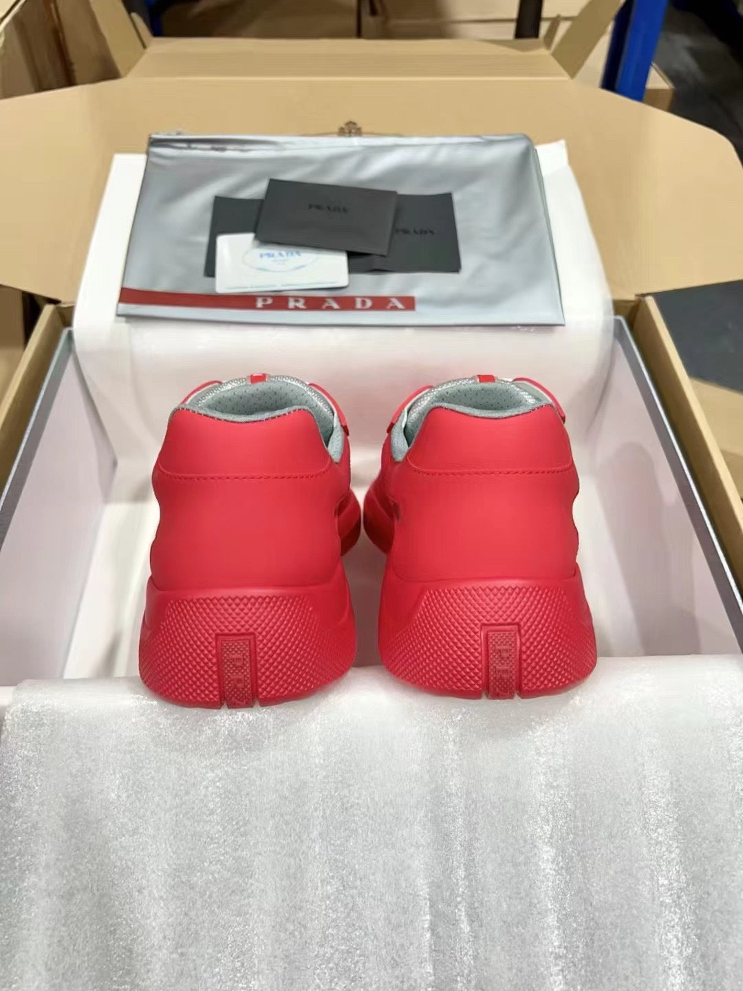PRADA America's Cup red