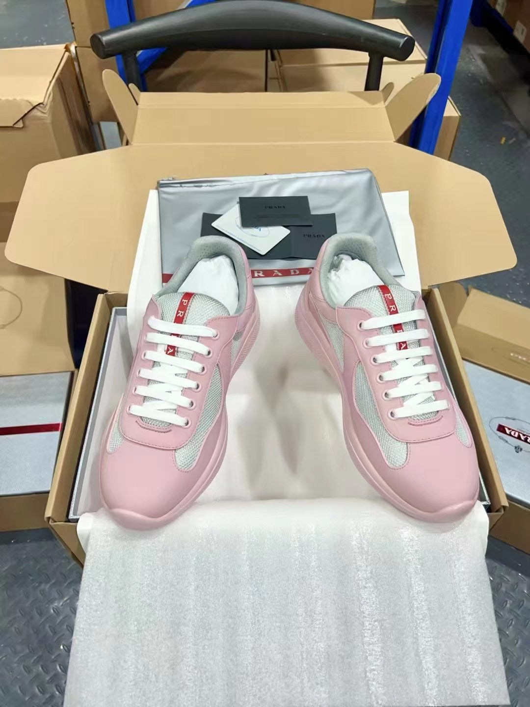 PRADA America's Cup pink